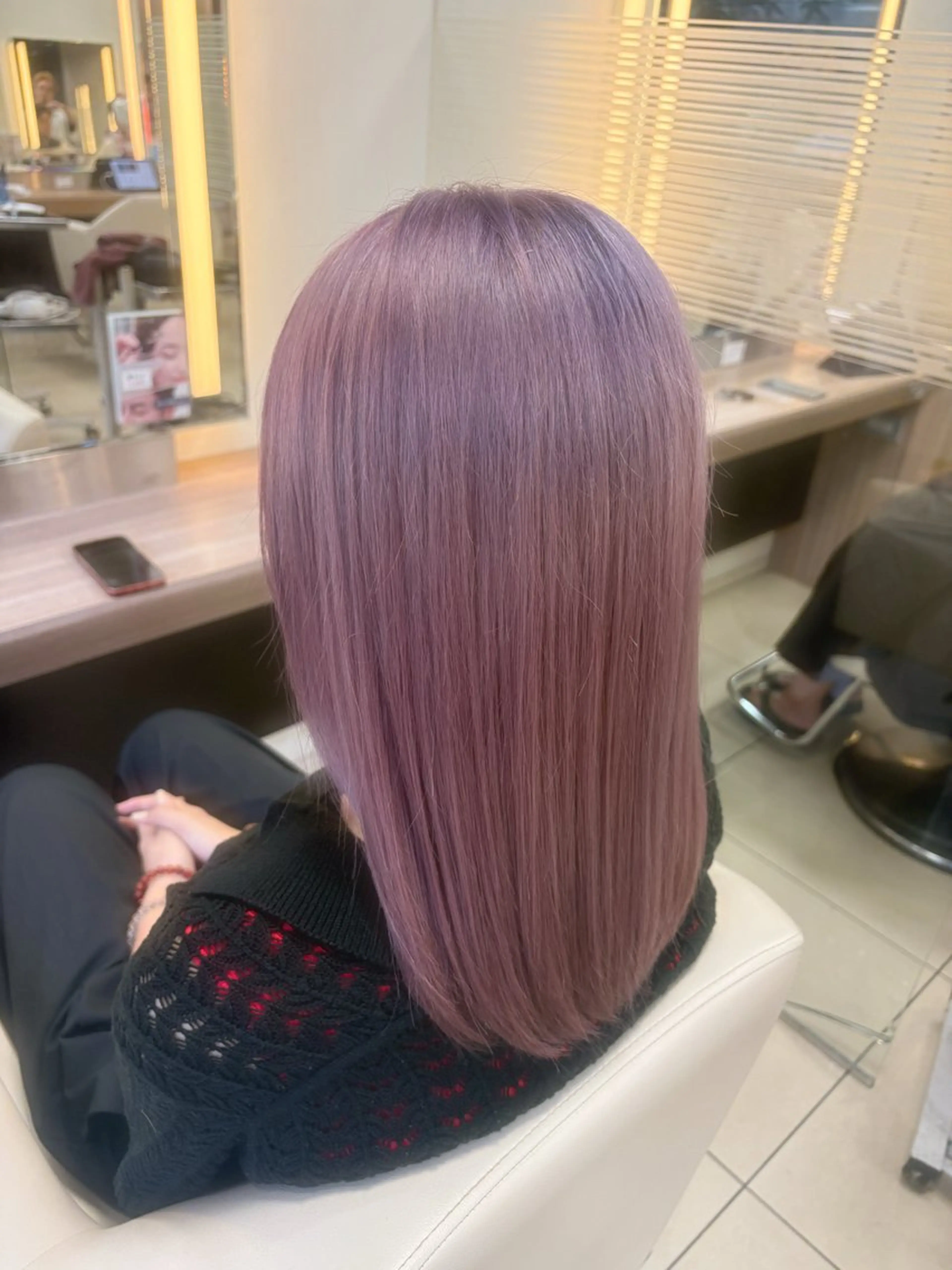 セミロング 韓国🇰🇷/透明感 カラー🫧ひかりのヘアスタイル