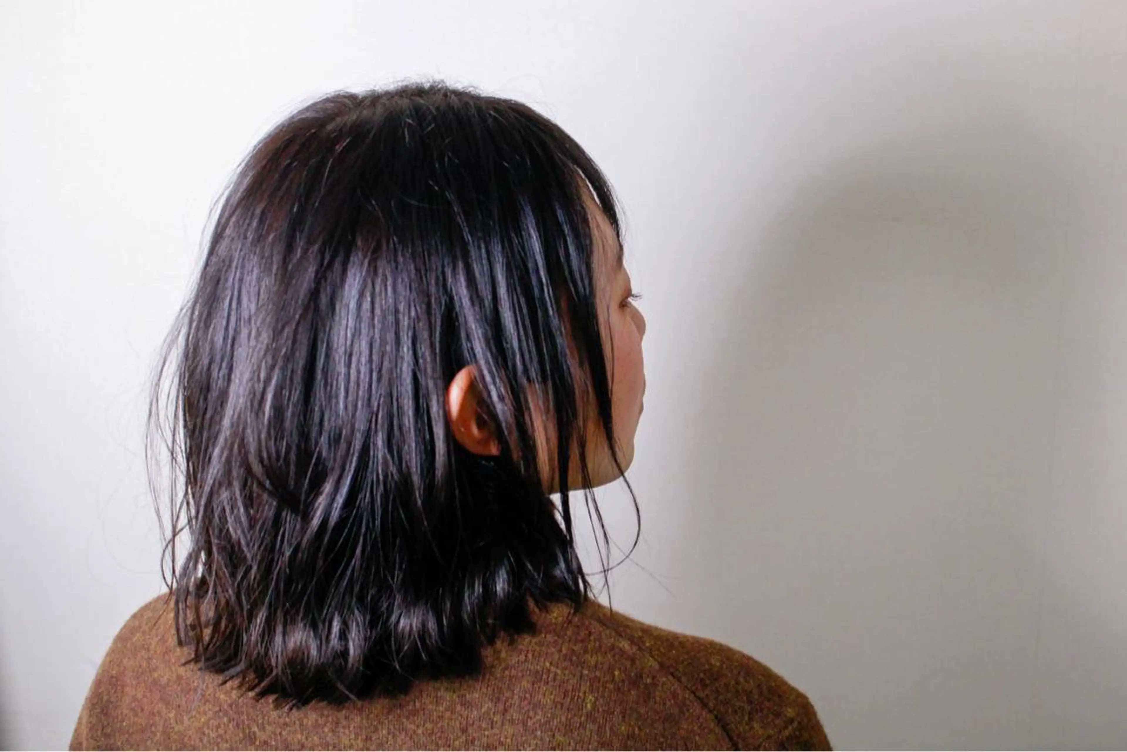 ミディアム 切りっぱなしボブ ボブ 韓国風ヘア VOLANCH所属・瀬戸口 将志のヘアスタイル