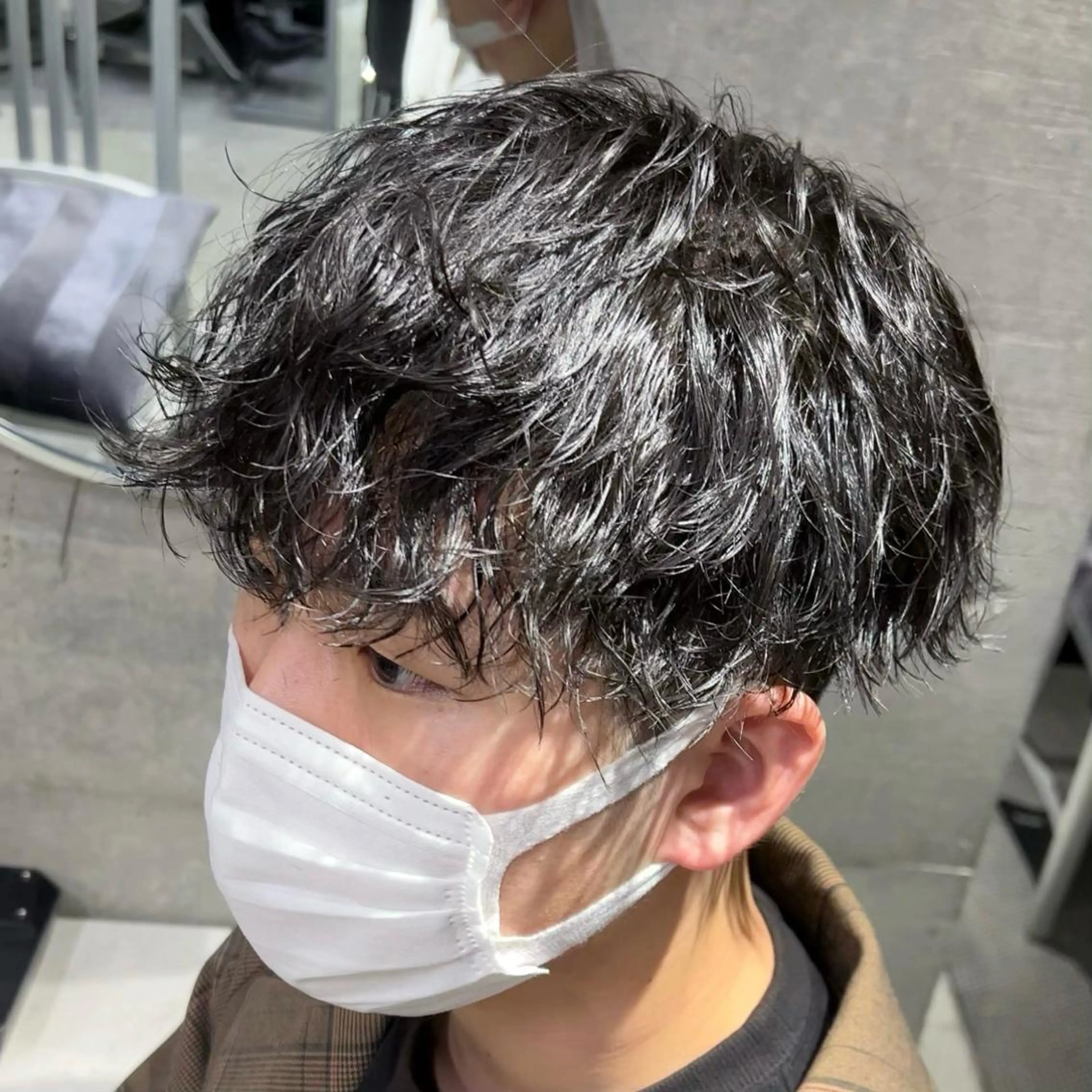 ショート パーマ メンズ メンズパーマ スパイラルパーマ カット パーマ トリートメント Rea men's 原宿所属・藤井優大 店舗異動しましたのその他イメージ