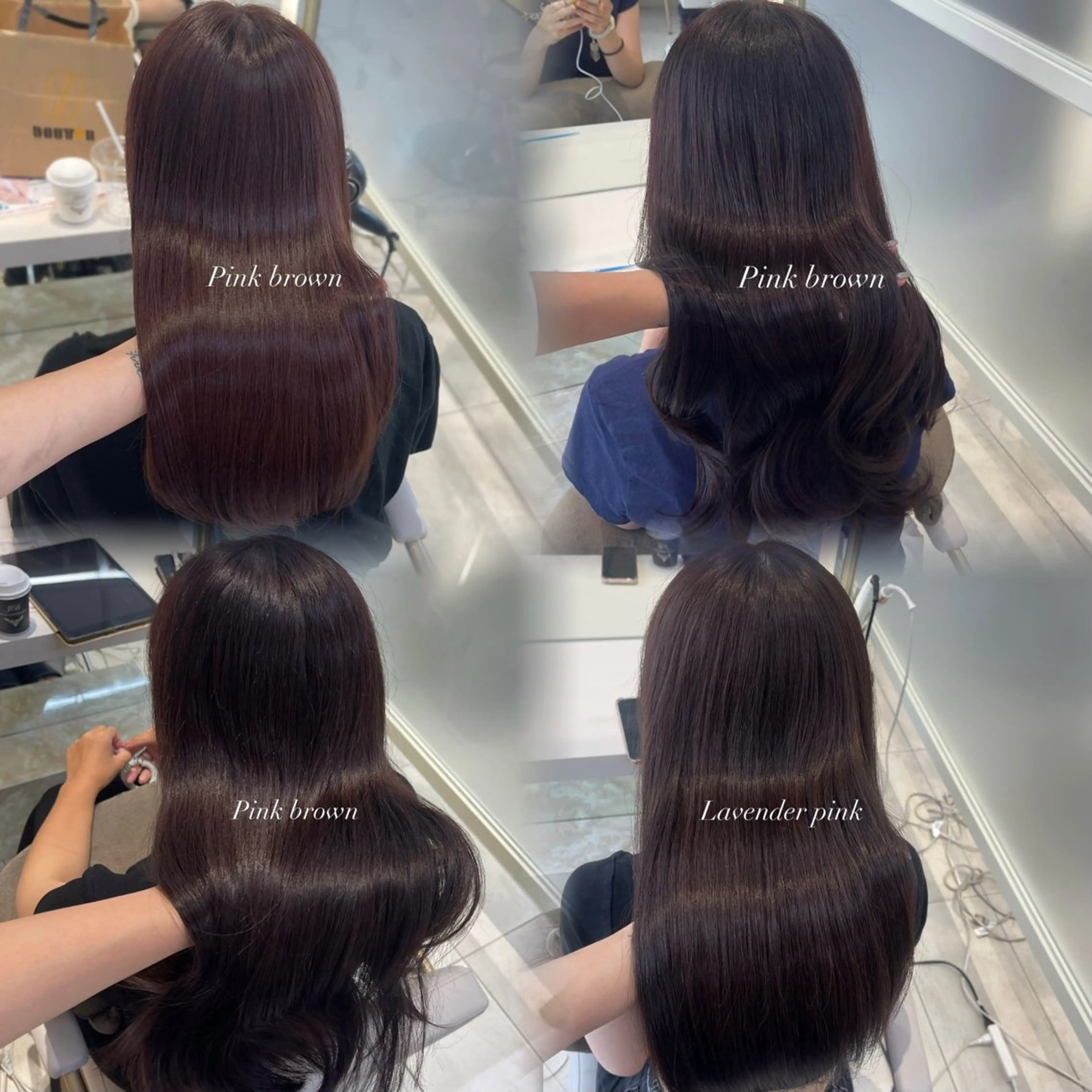 ロング カラー Hina🤎ベージュ 、グレージュ🤎のヘアスタイル