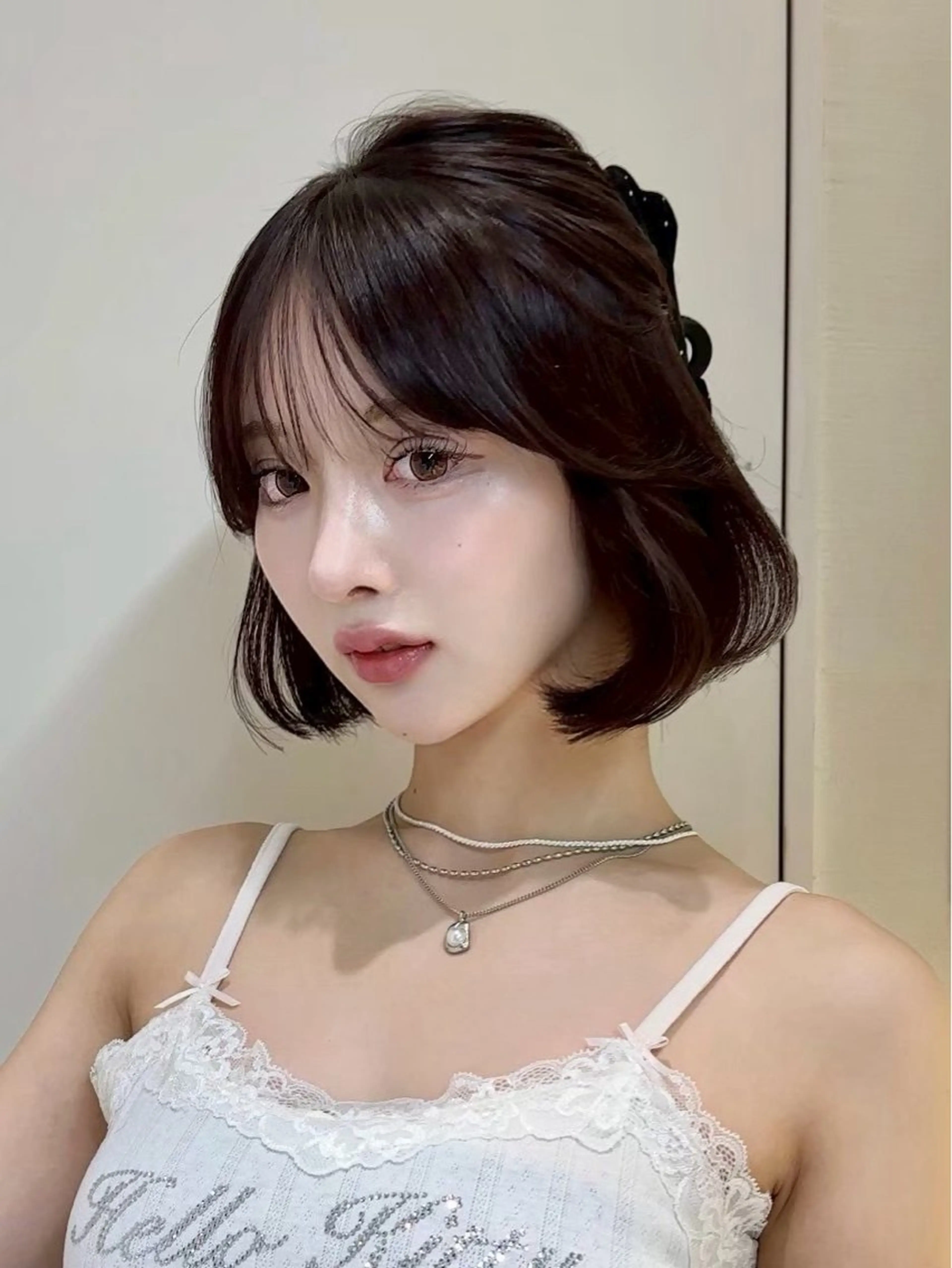 ショート カット ヘアカラー 髪質改善サロン Aster 天神大名店 【アスター】所属・ワンホンヘア× ベージュ🤍ひな🤍のヘアスタイル