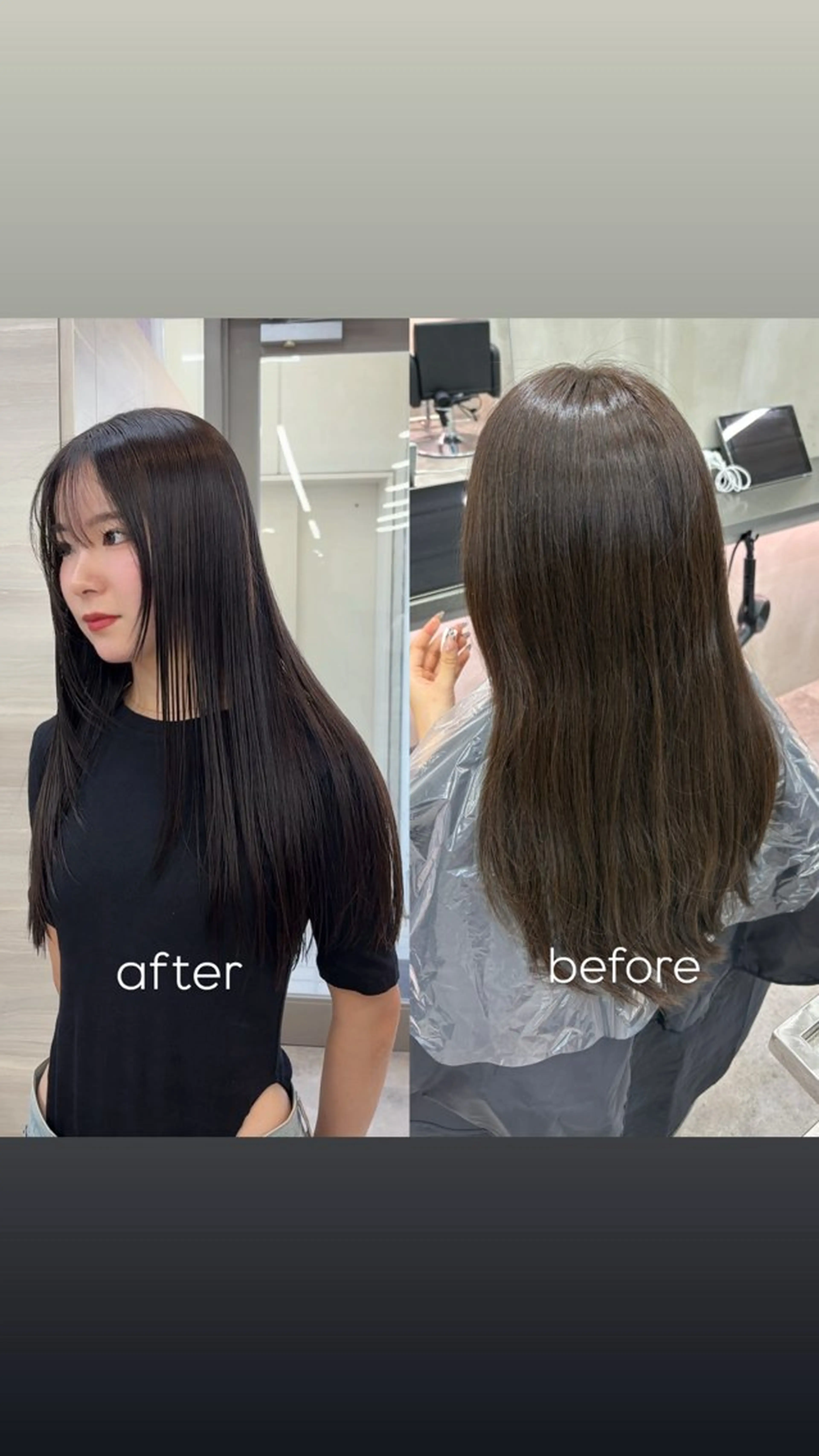 ロング カラー ブリーチ ブリーチなしカラー ヘアカラー 縮毛矯正 The Path ARENのヘアスタイル