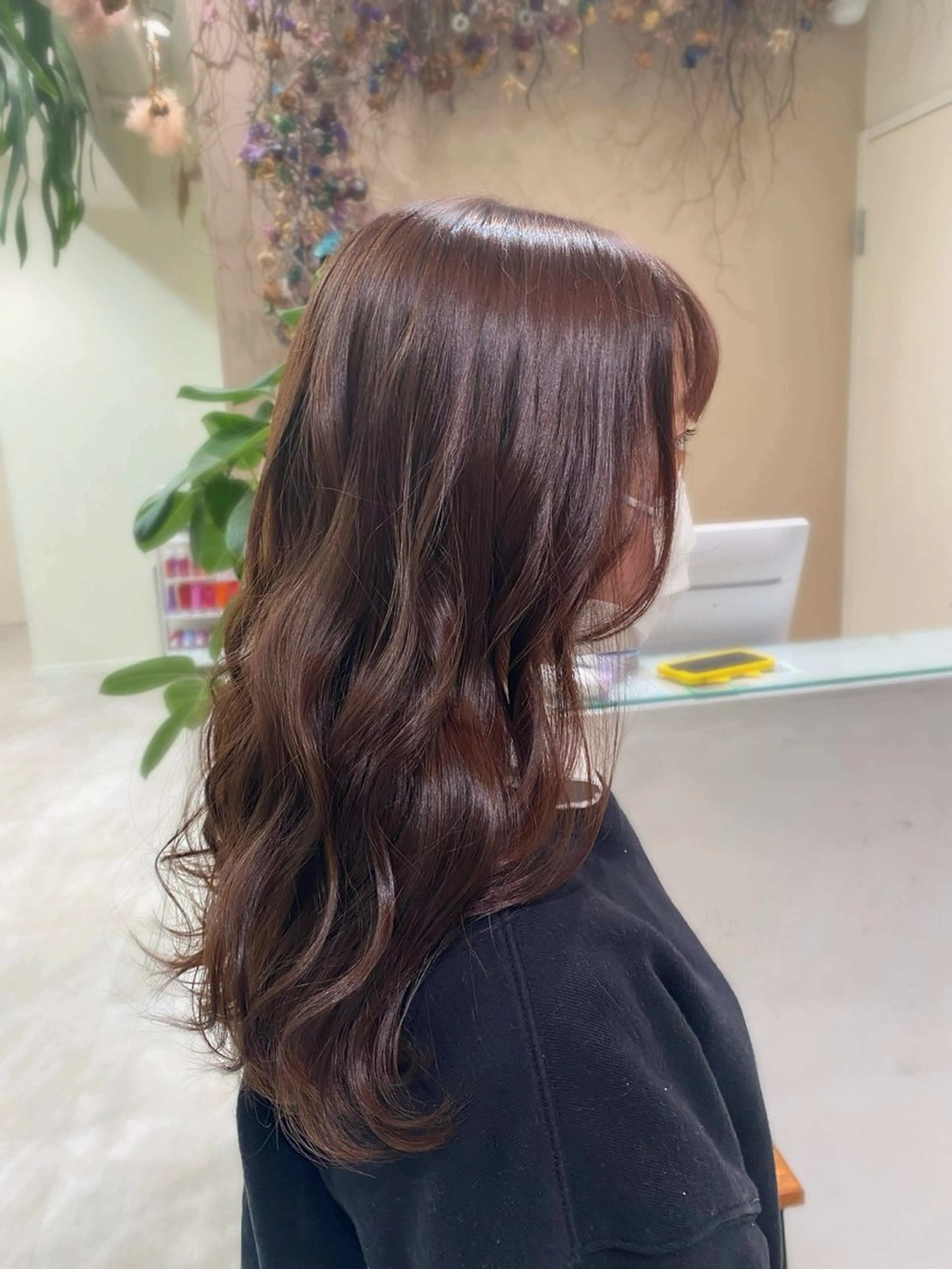 ロング 艶カラー/ベージュ カラー/tuburaのヘアスタイル