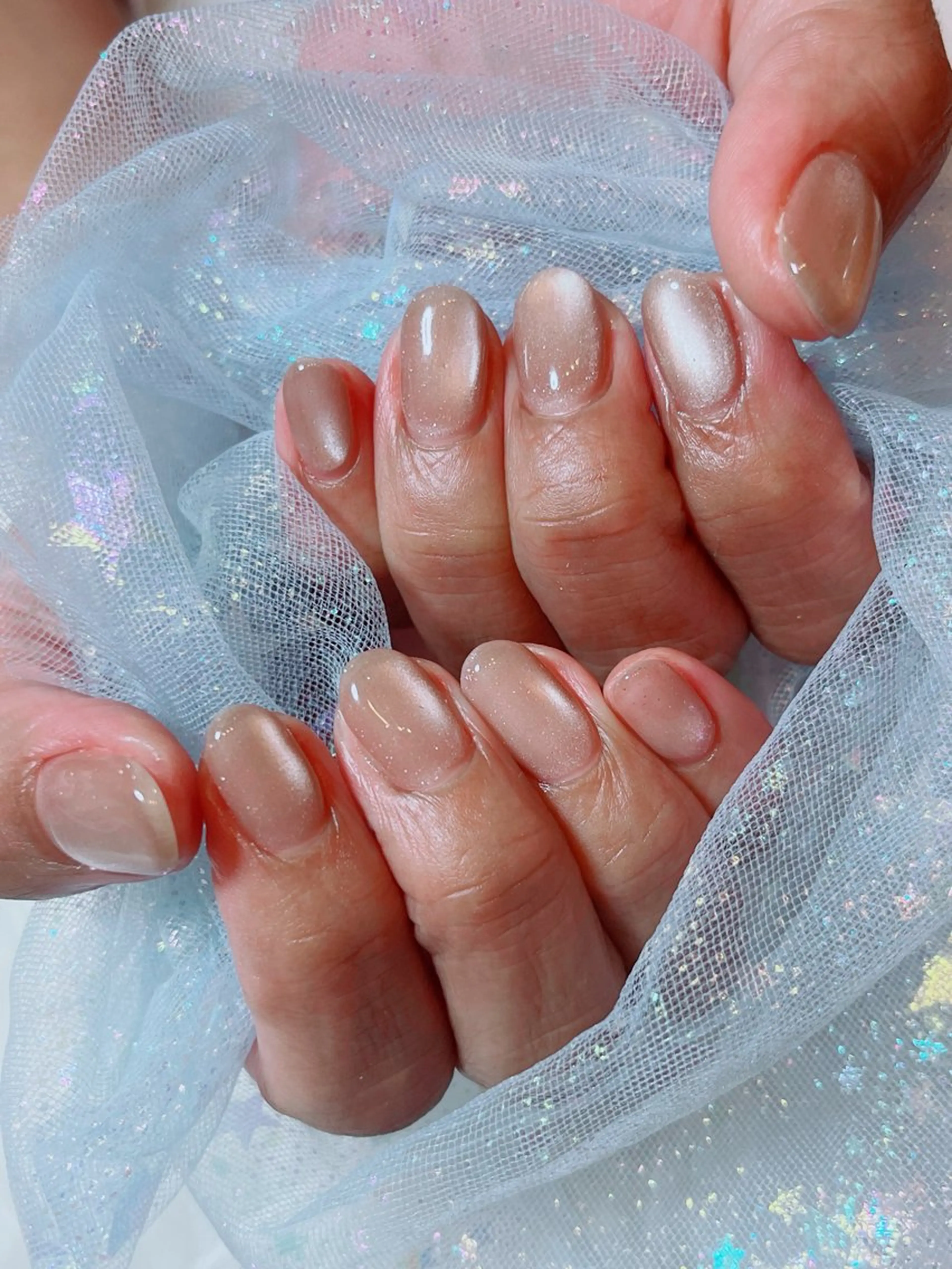 ネイル マグネットネイル シンプルネイル ハンドネイル ruirui.naildesign所属・RUI ☆のネイルデザイン
