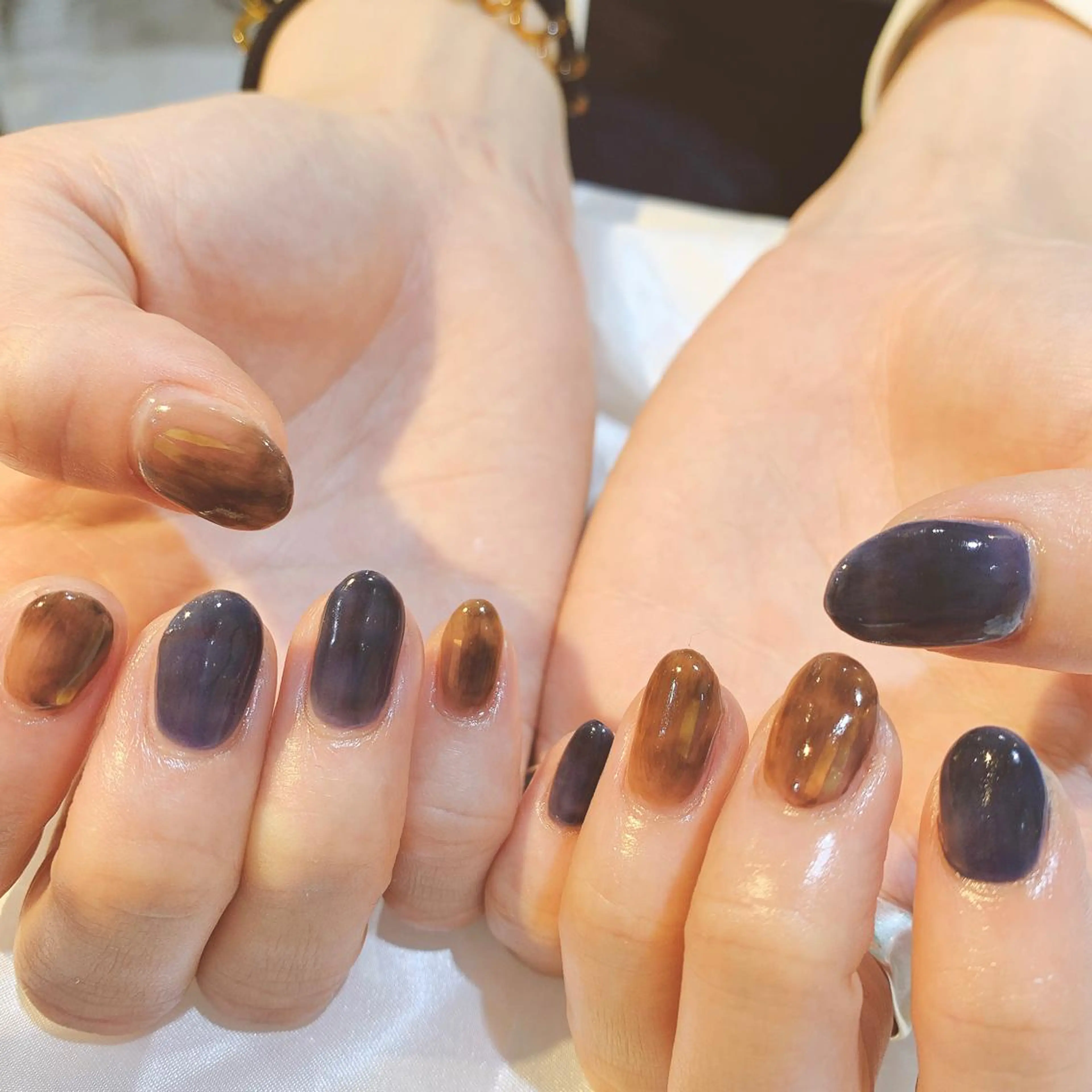 ネイル 極艶透明感カラー💖 髪質改善/出雲つぐみのヘアスタイル