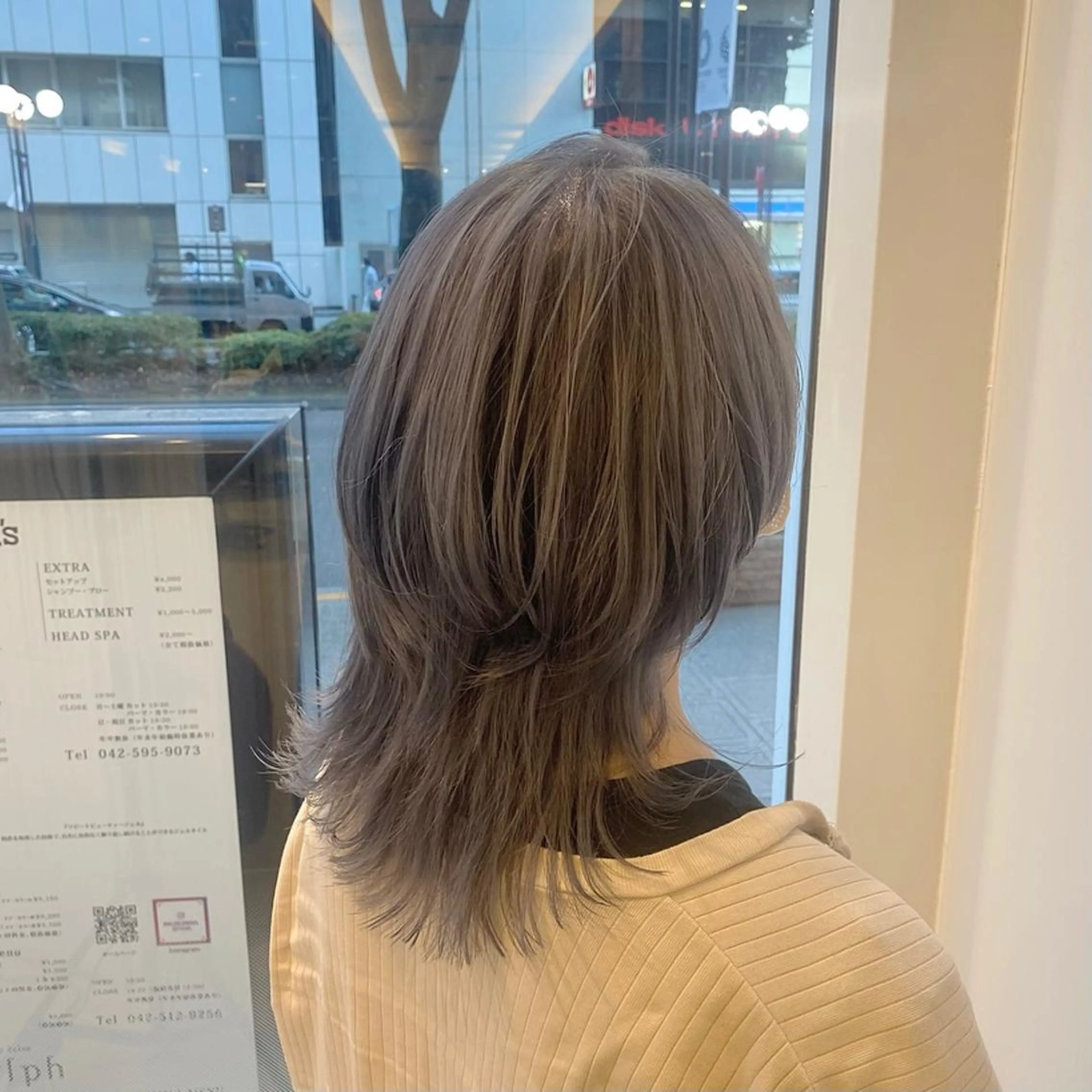 ミディアム カラー ヘアカラー トリートメント 【カラー指名No 1✨】原田響のヘアスタイル