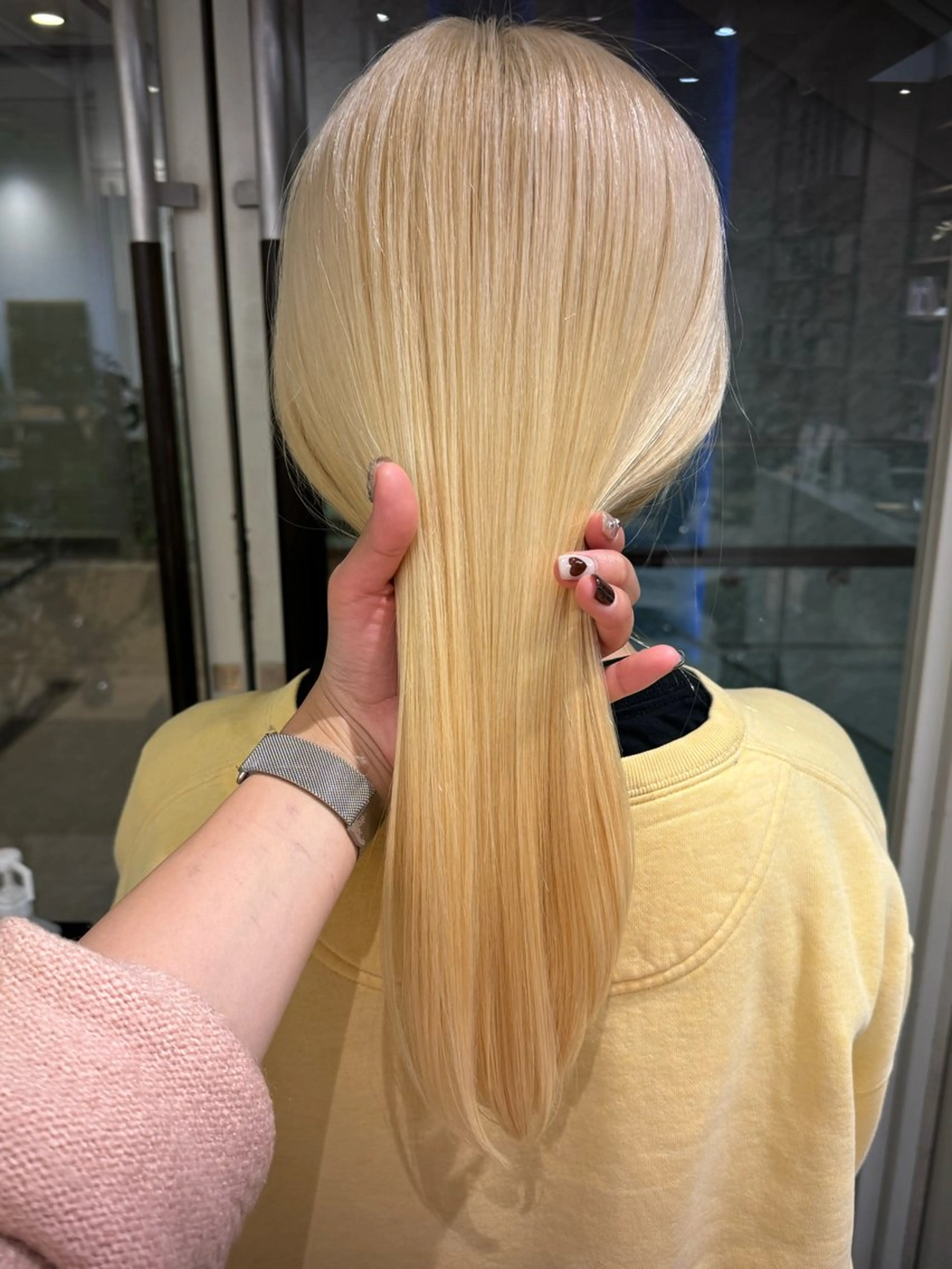 【ミニモご新規様限定🌷】ブリーチリタッチ＋シルクトリートメント✨の写真