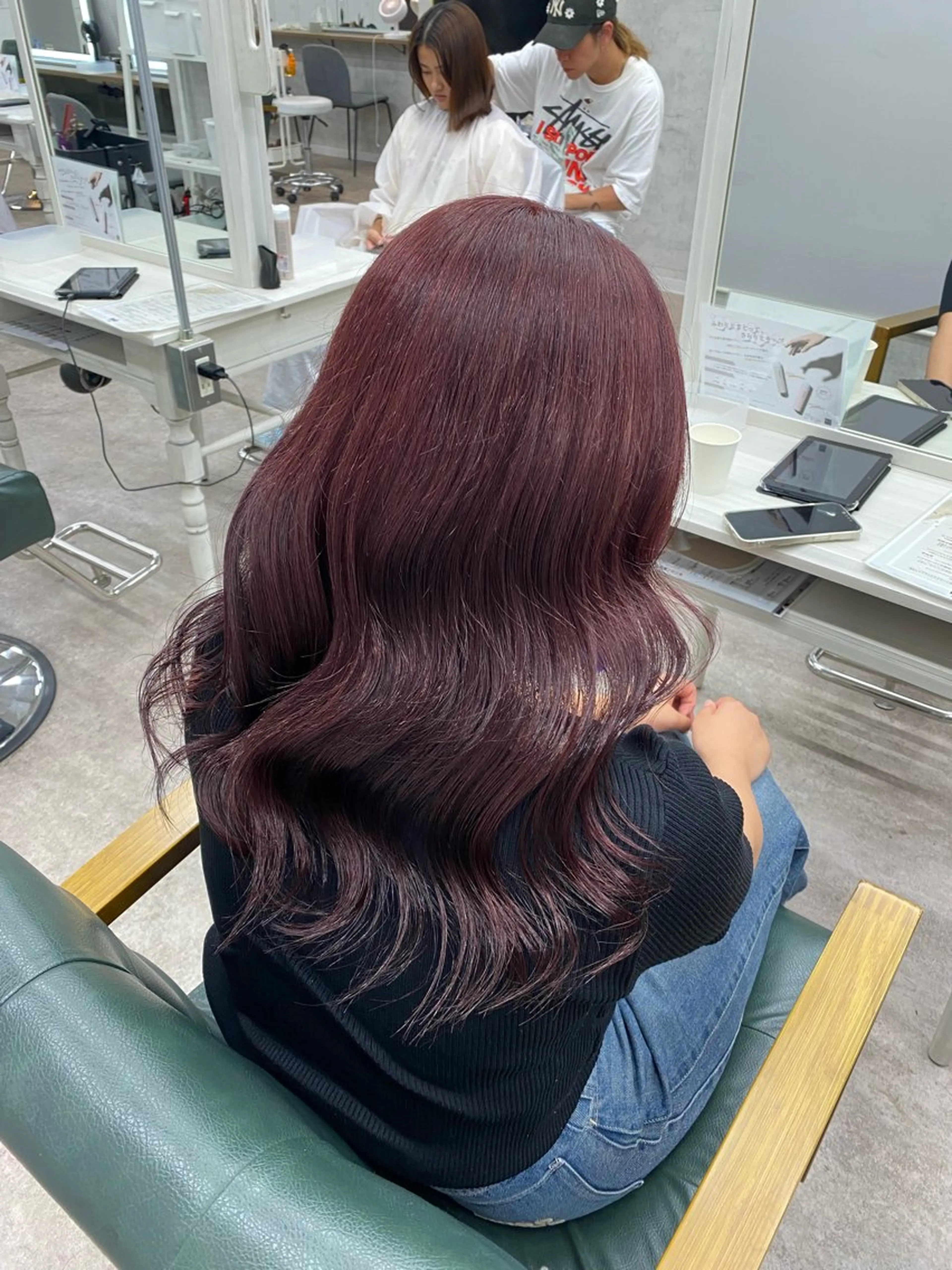 ミディアム ヘアカラー limitみづき🌙 ブリーチカラーのヘアスタイル