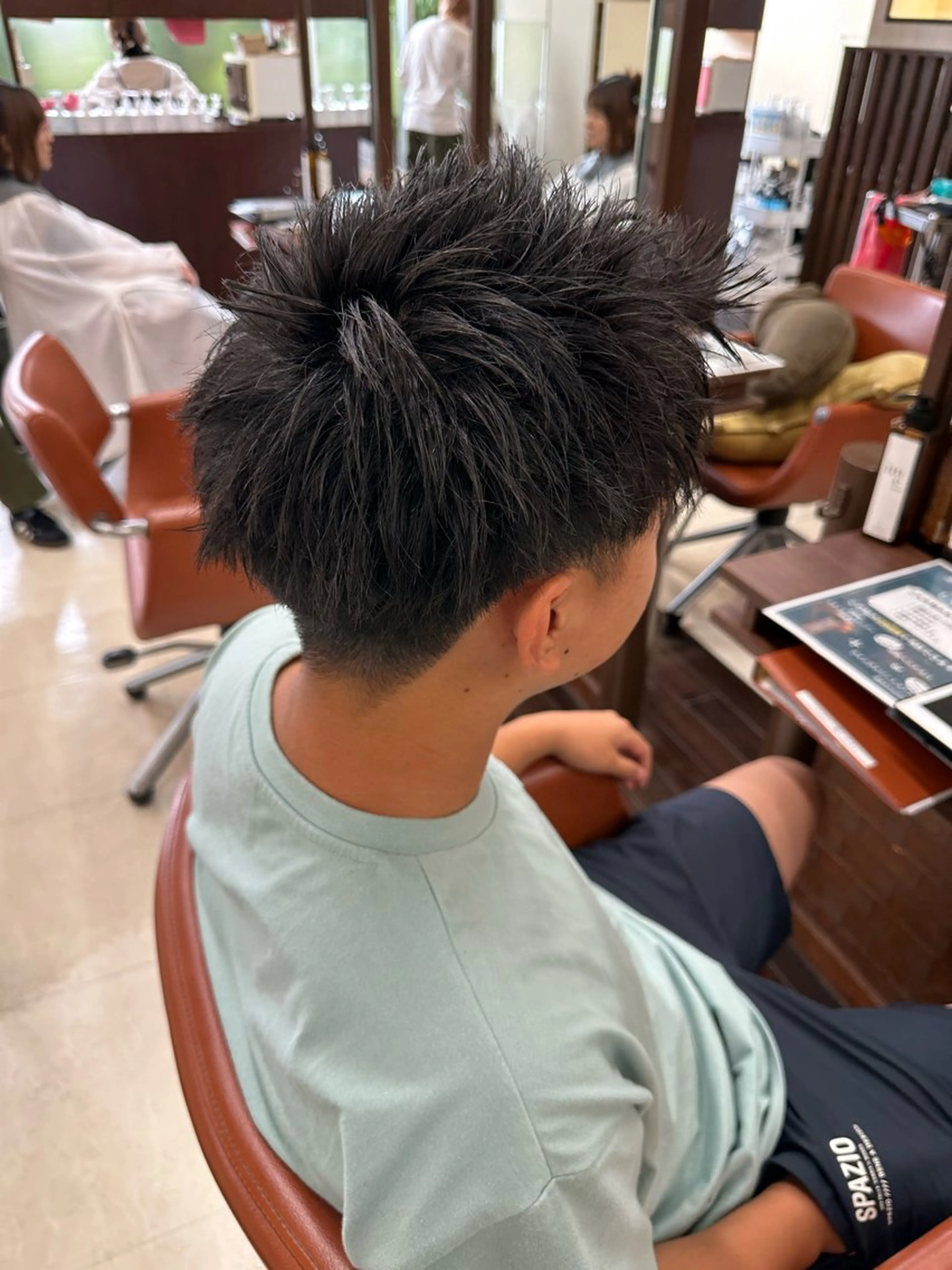 ショート カラー パーマ メンズ カット ヘアセット 毎月230人担当/ メンズヘア/清和武虎のヘアスタイル