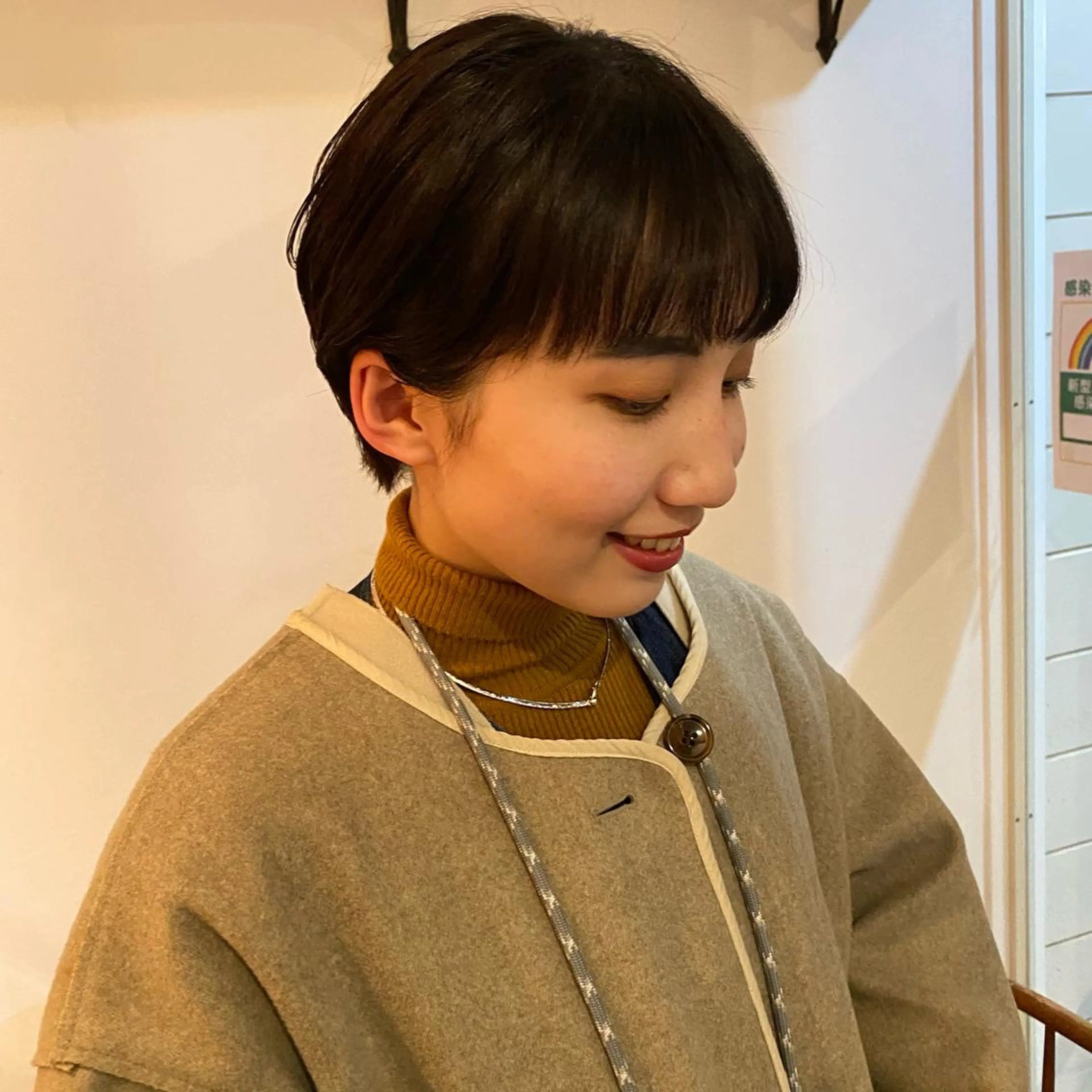 ショート ショートヘア 店長　ショート& パーマ　坂本のヘアスタイル