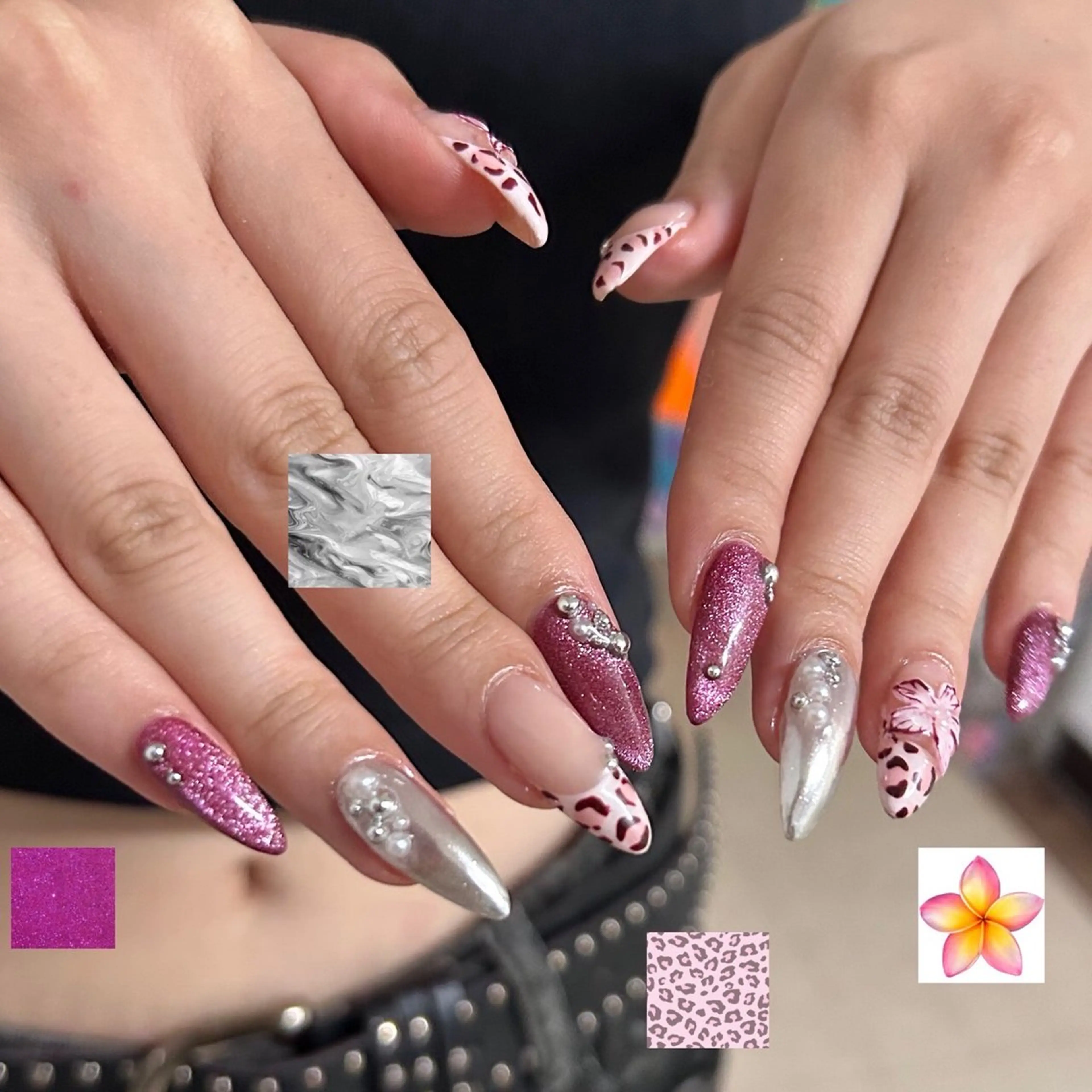 🍎今話題のアプレ（GEL-xフルチップ）長さ出し10本90分フルアート🐽Jr.ネイリスト・モデル様募集✴︎オフ込の写真