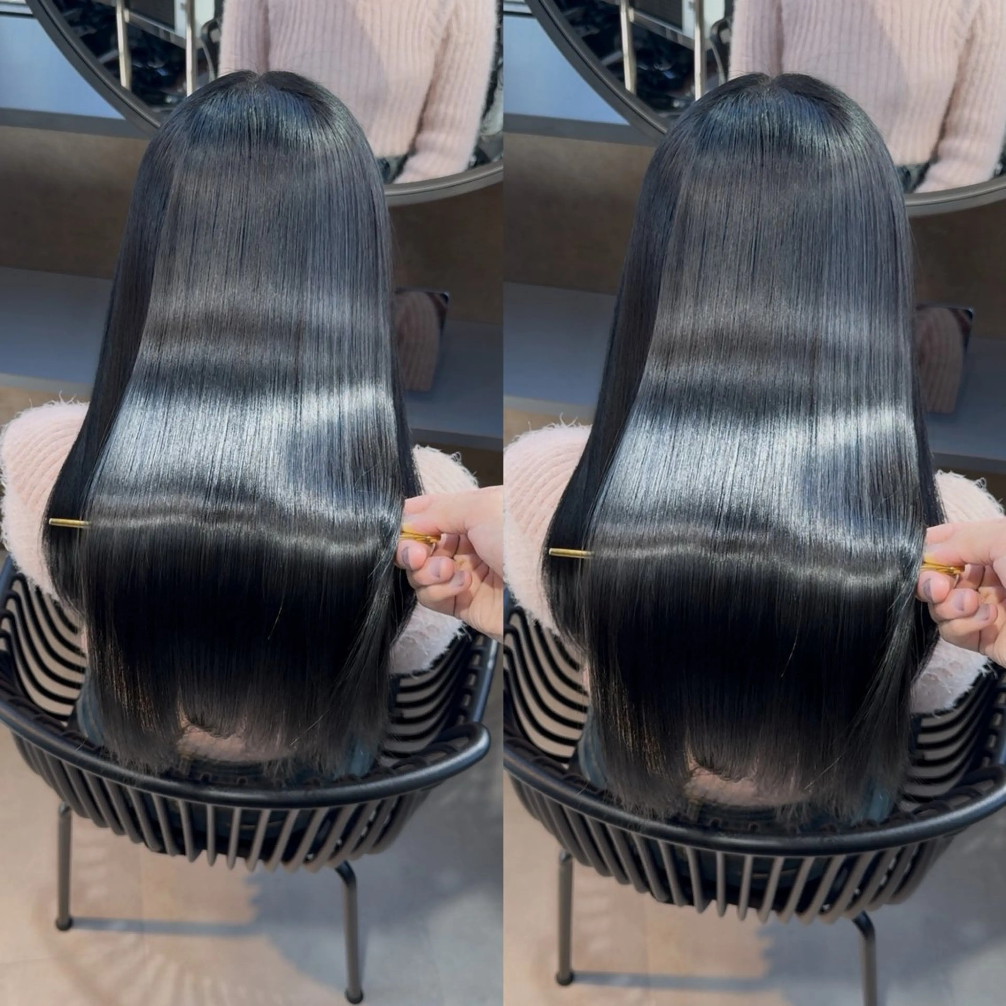 ロング カラー カット ヘアカラー 縮毛矯正 トリートメント 髪質改善女性支持率 Ｎｏ．1💍yasuのヘアスタイル