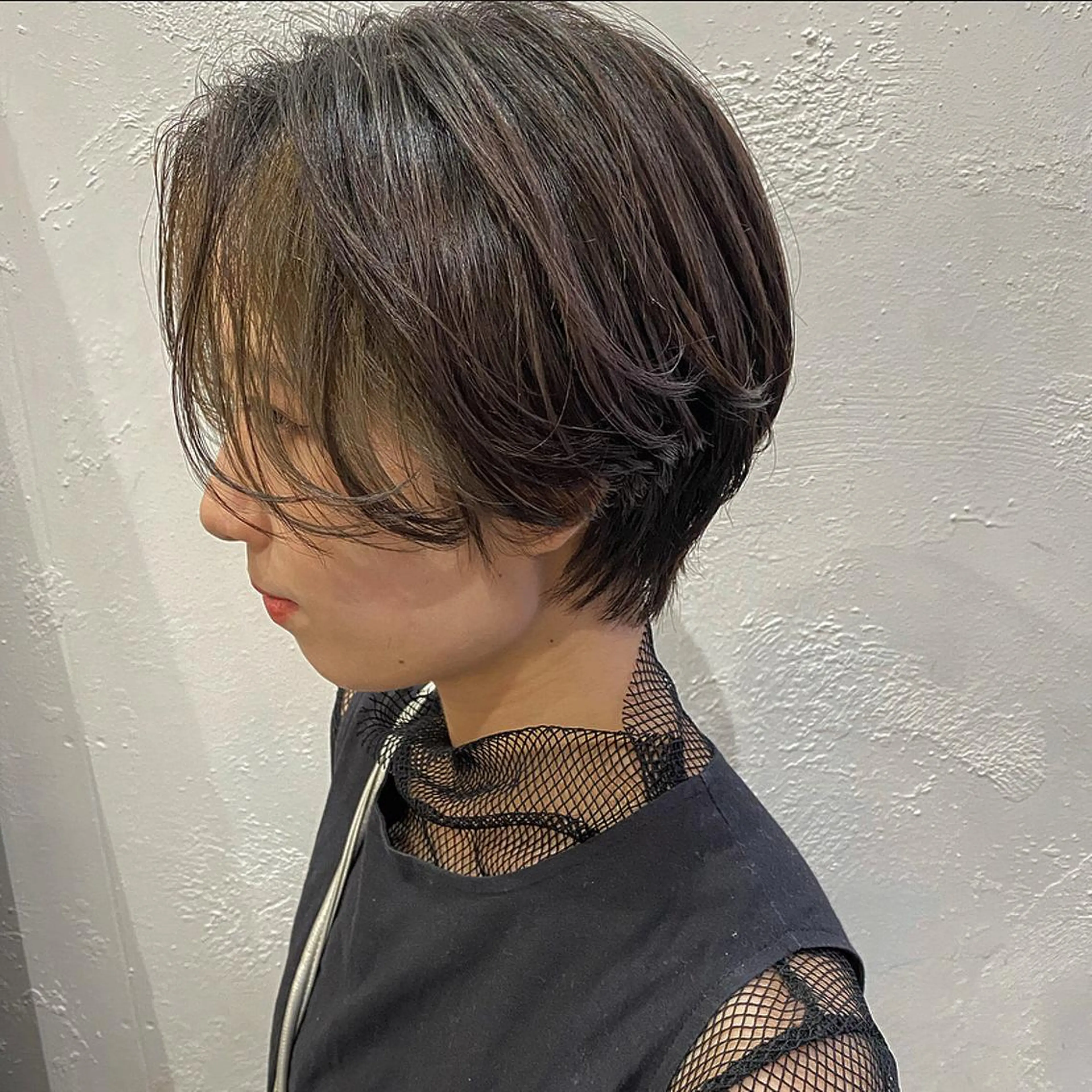 ショート カラー ハンサムショート レイヤーカット ショートヘア カット ヘアカラー トリートメント hair  space Atoz所属・東 寛道のヘアスタイル