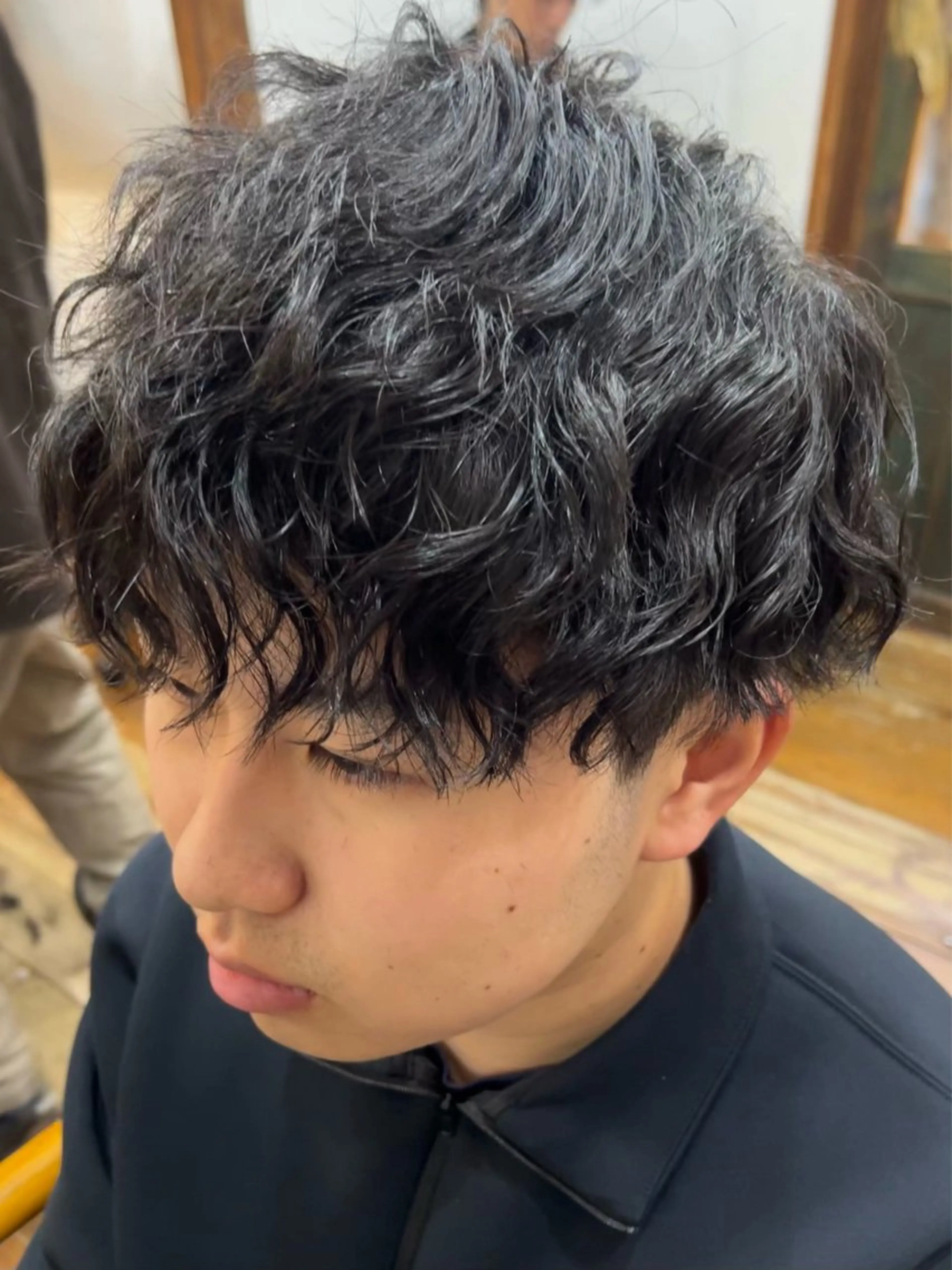 ショート パーマ メンズ HAIR STUDIO CRIB所属・メンズ特化🦋🦋 AYAKA🦋🦋のヘアスタイル