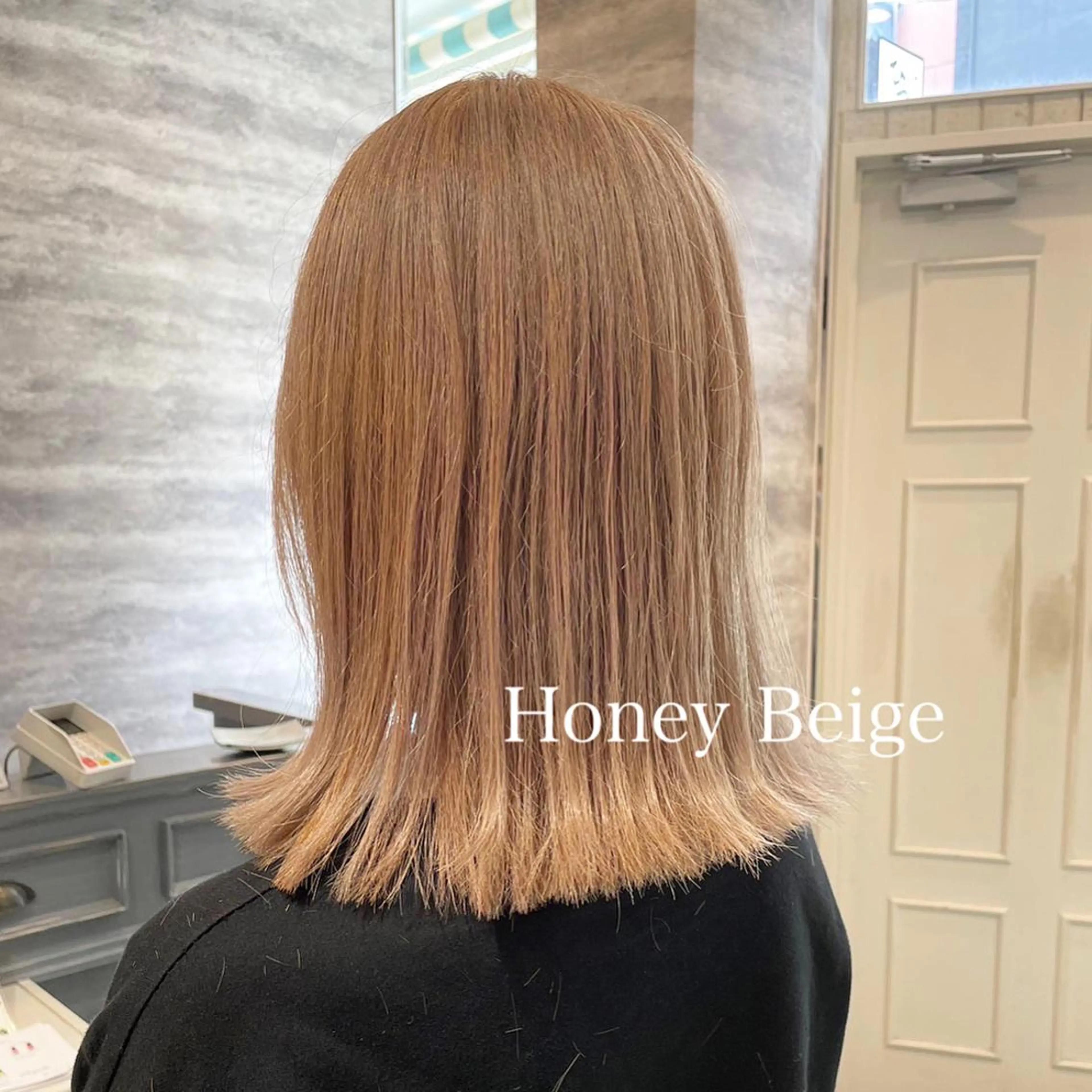 ミディアム カラー ベージュカラー ブリーチ ダブルカラー グラデーションカラー ハイライトカラー 💈Blanco💈 カラー&ケア🌈のヘアスタイル