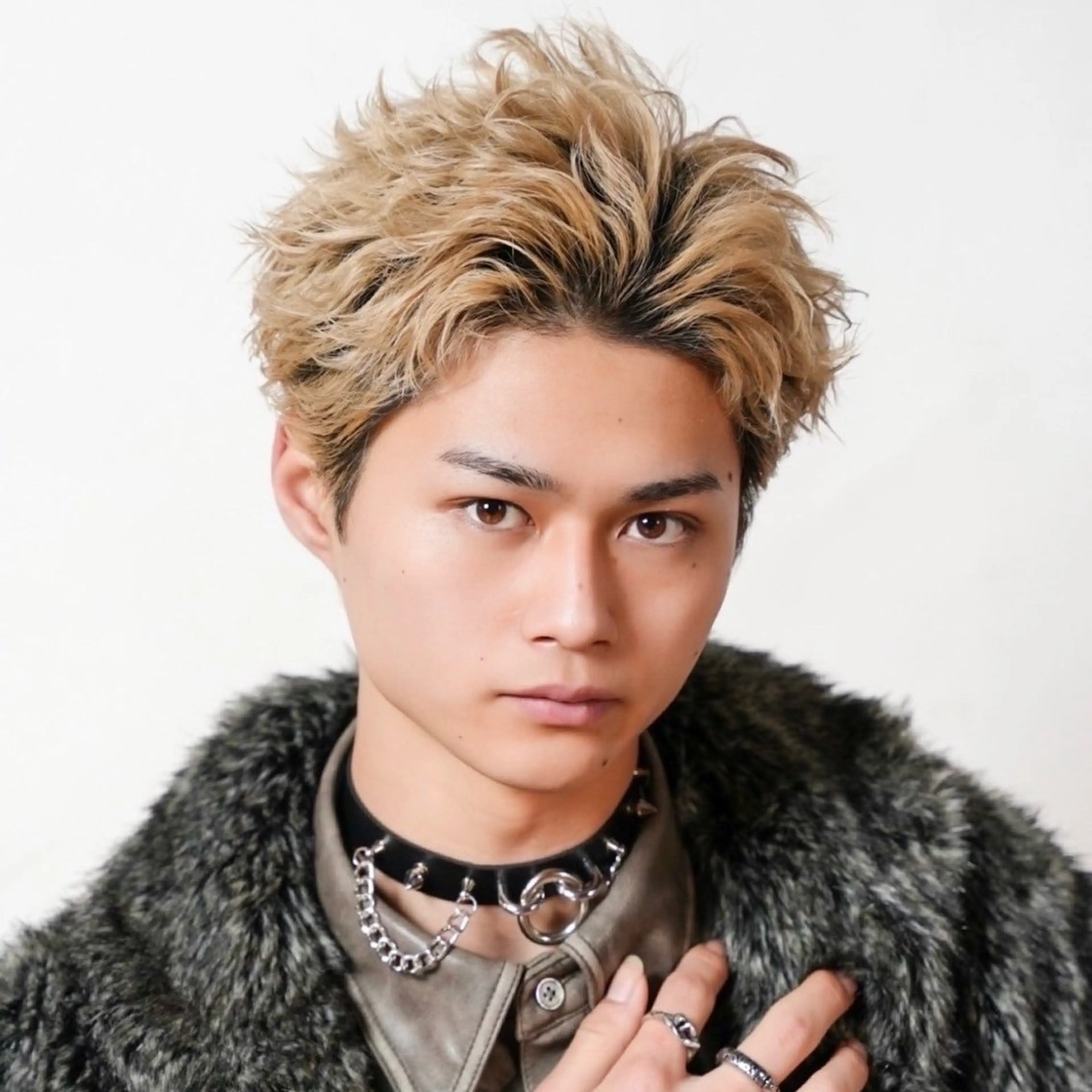 ショート カラー パーマ メンズ カット ヘアカラー トリートメント 垢抜けマッシュ /キョウヘイ😎のヘアスタイル