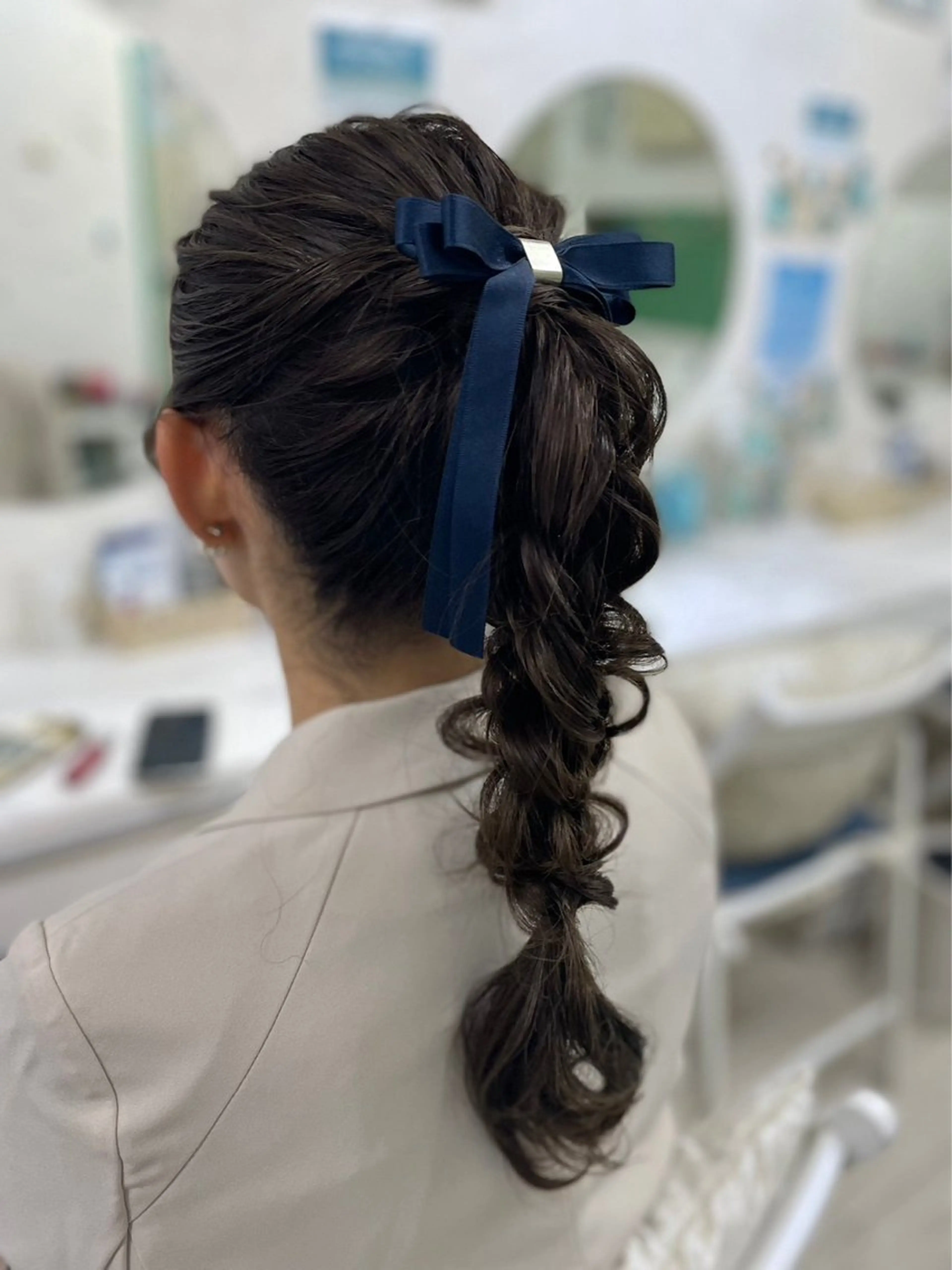 ロング ヘアアレンジ ヘアセット rev💄溝の口店 mai/ヘアメイクのヘアスタイル