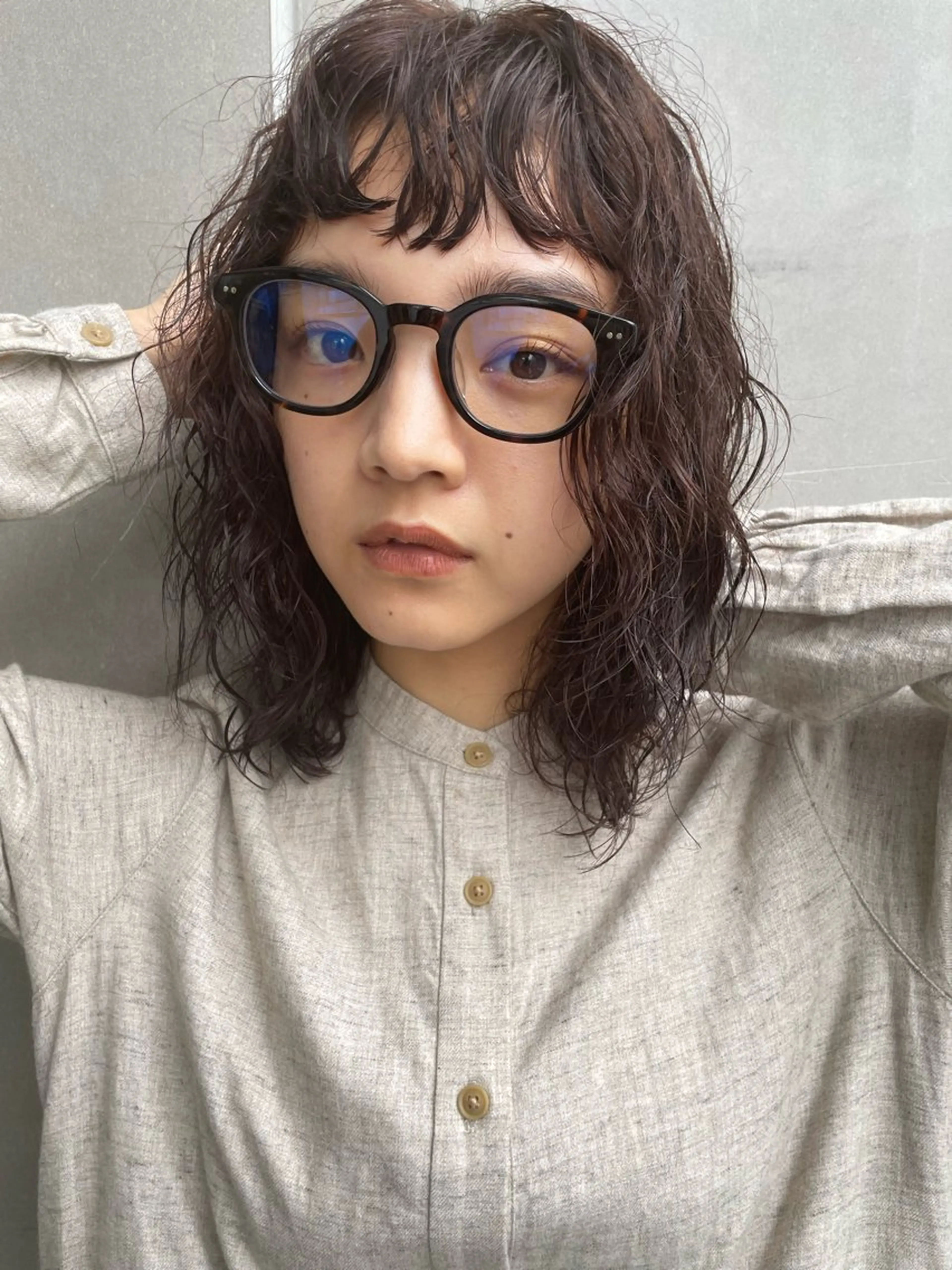 ショート カラー パーマ 斎藤祐樹 /レイヤー/パーマのヘアスタイル