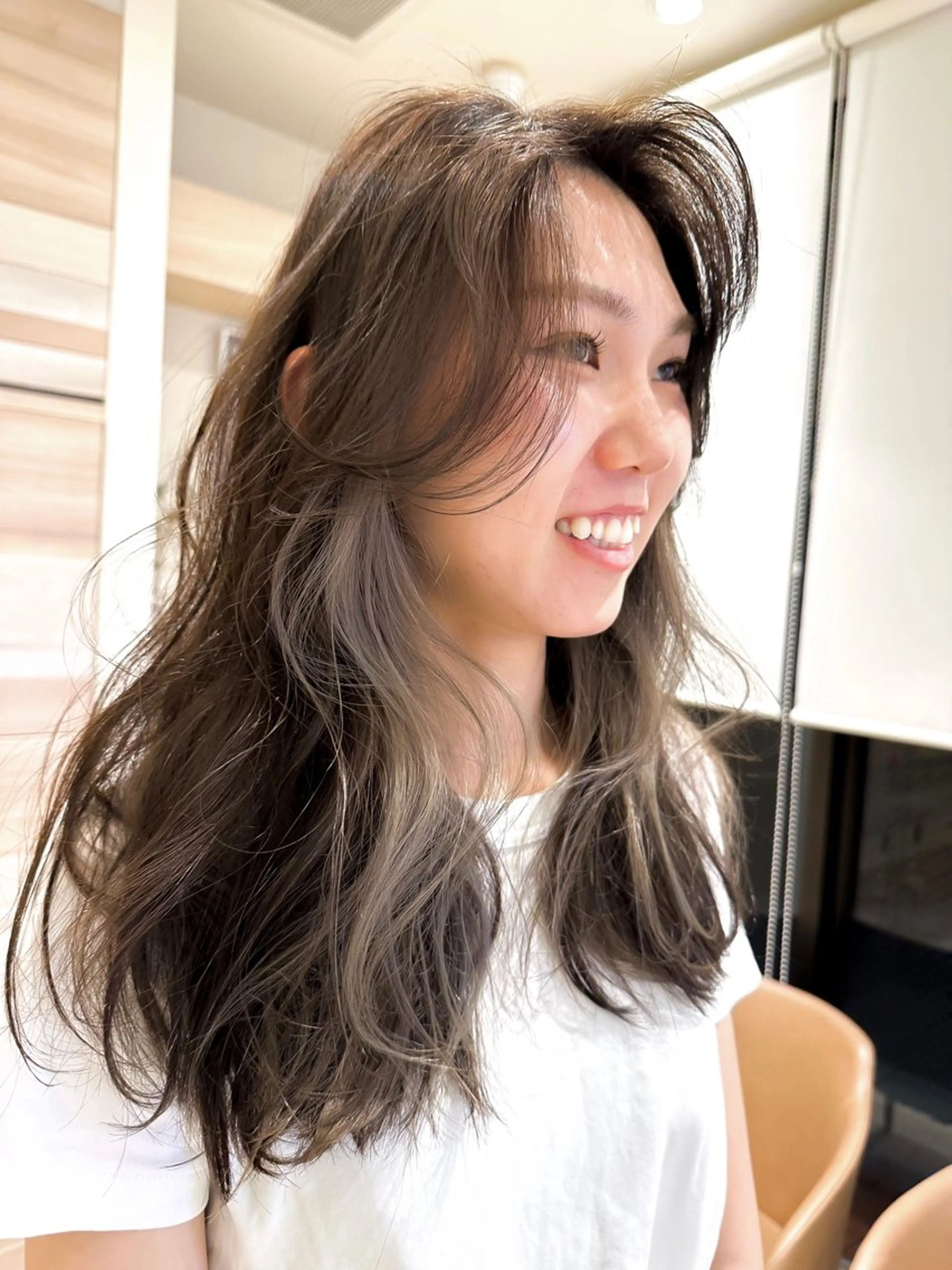 ロング カラー 内田 敦士のヘアスタイル