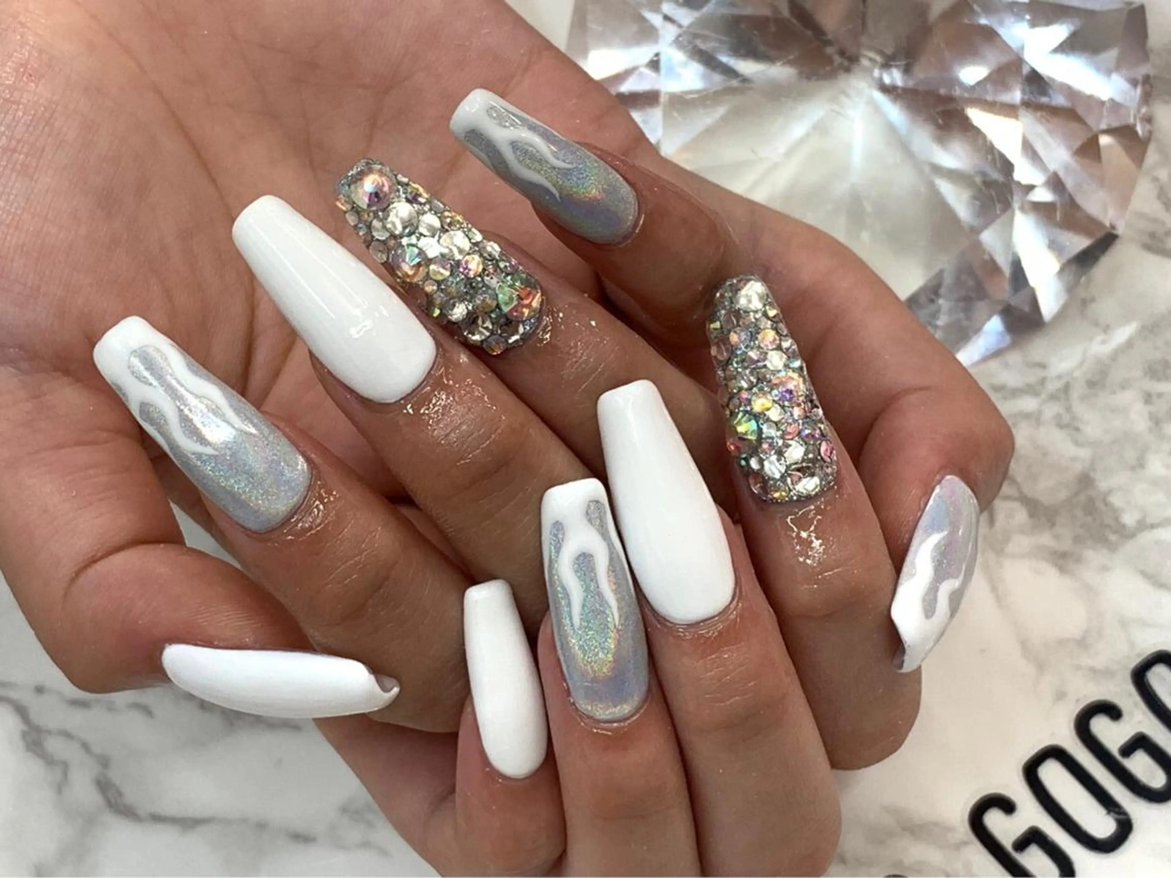 ロング カラー メンズ キッズ ネイル NAILSGOGO shibuyaのネイルデザイン