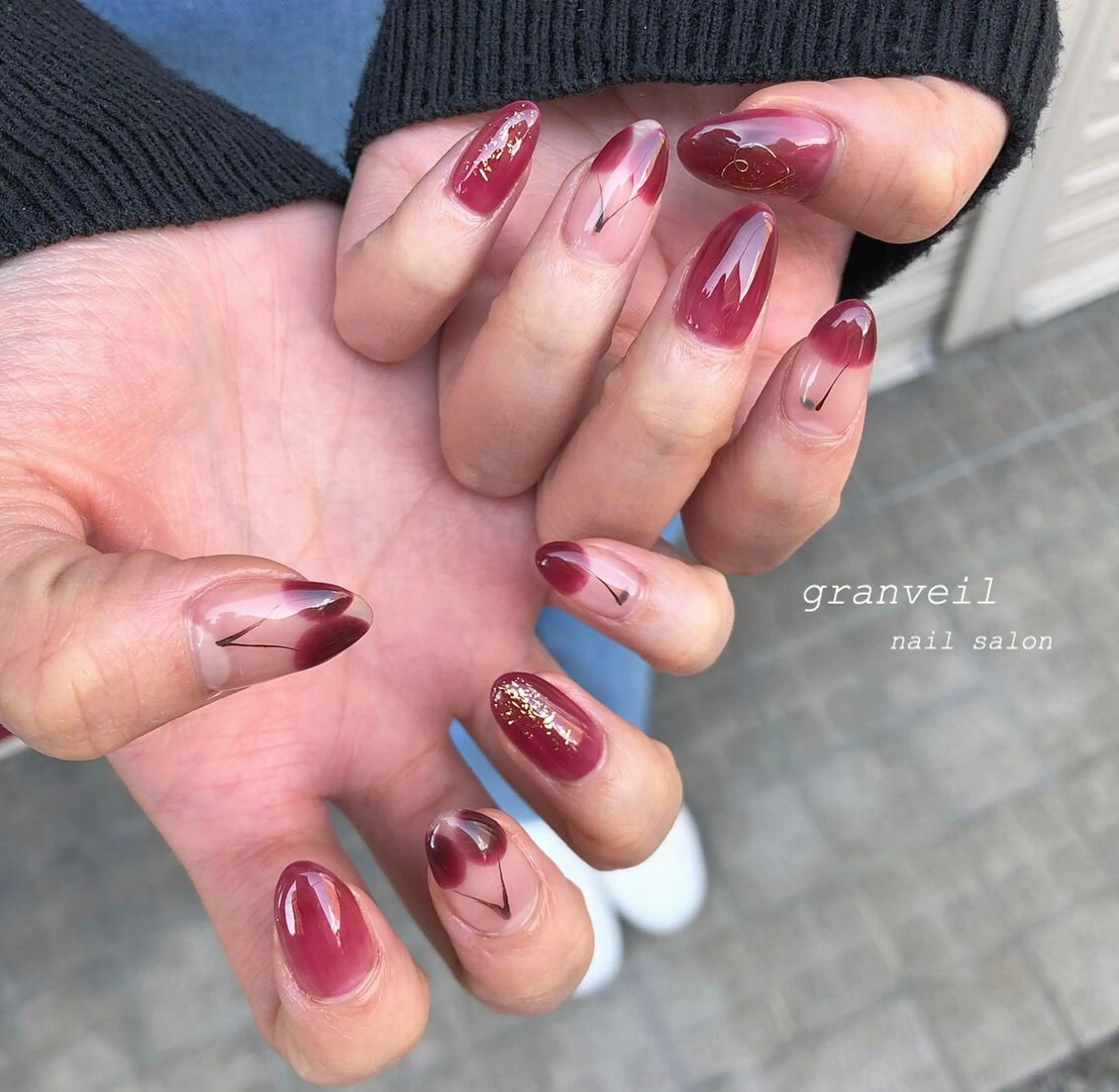 ネイル ニュアンスネイル granveil所属・nail salon granveilのネイルデザイン