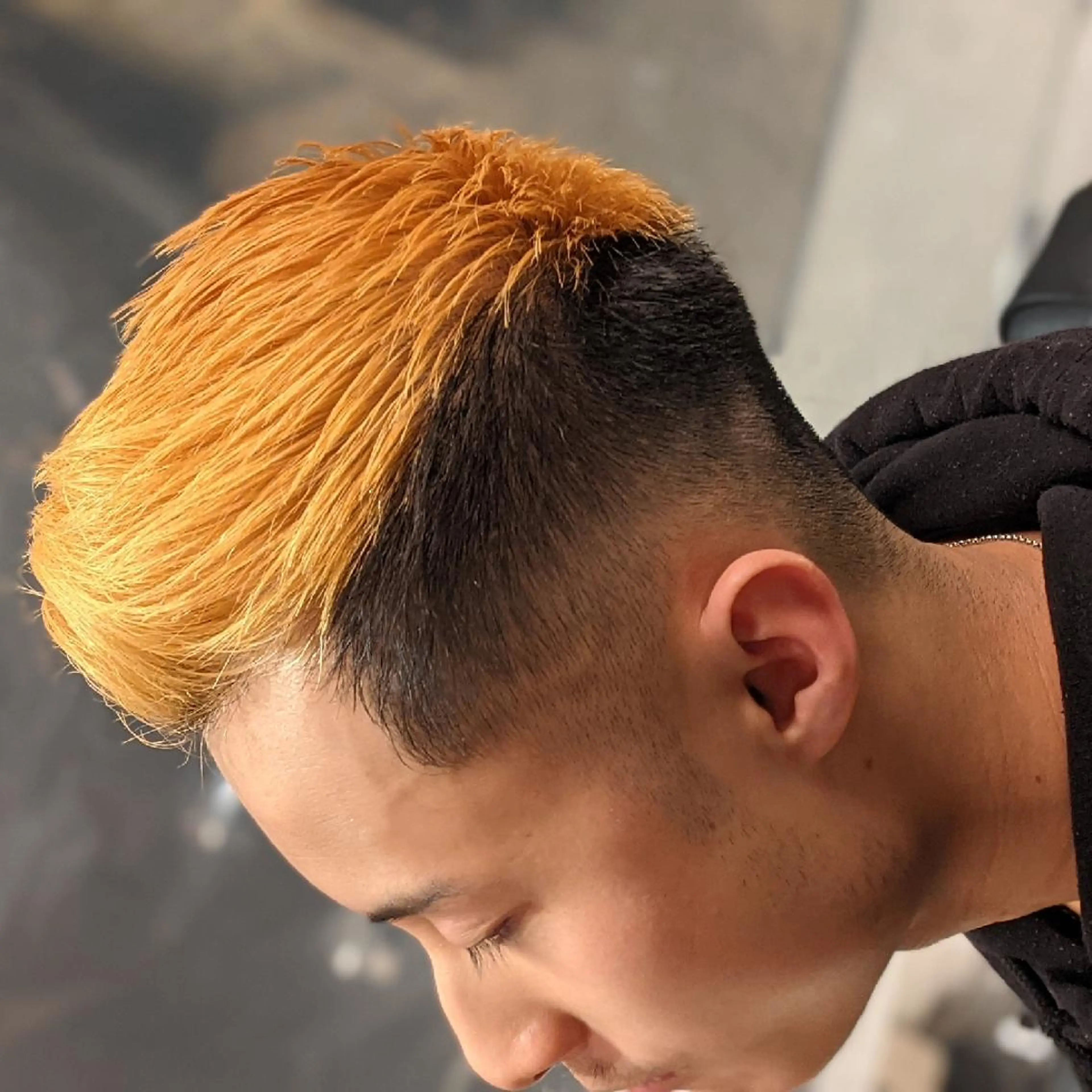 ショート カラー ブリーチ FRANK'SBARBER所属・💈山本  卓士💈のヘアスタイル