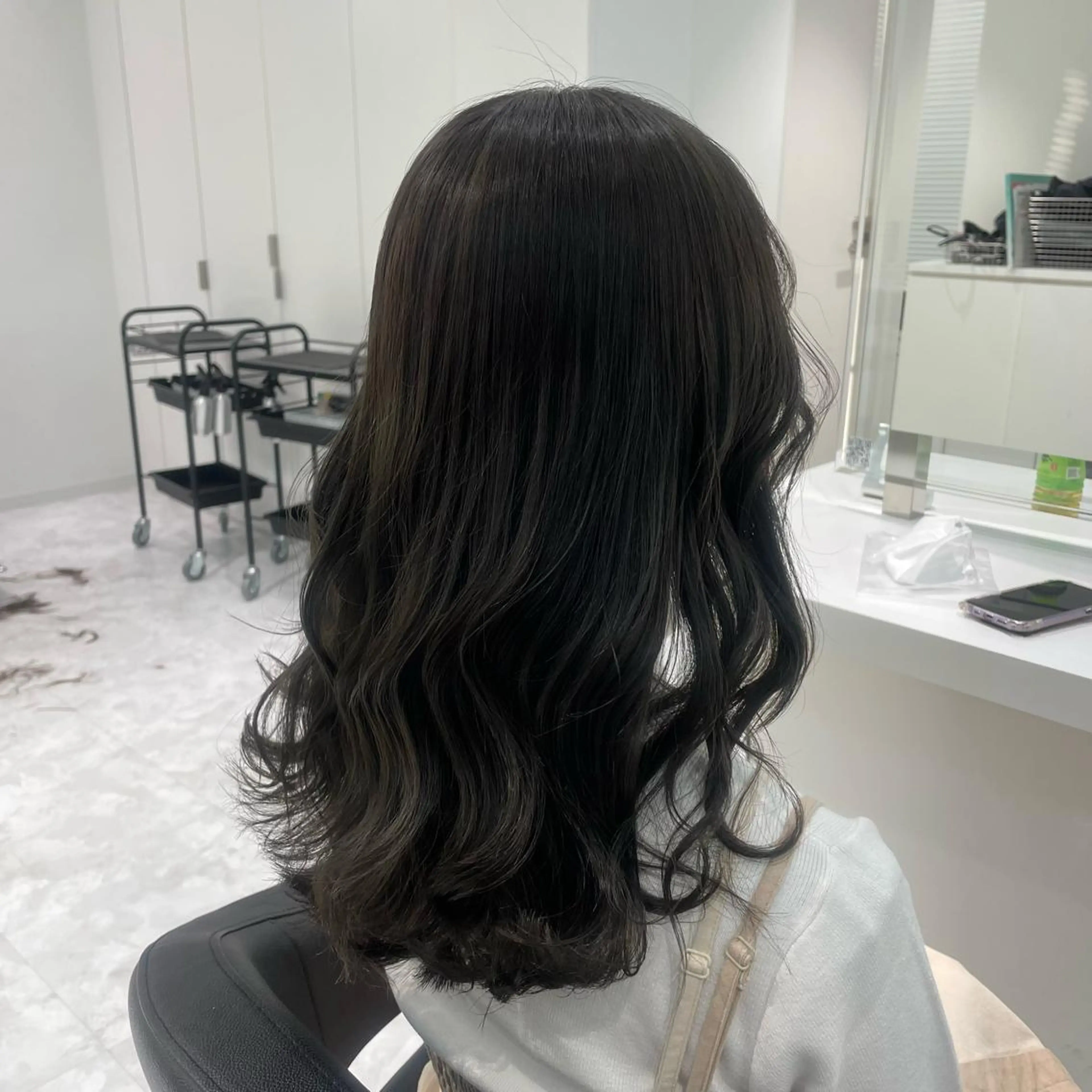 ミディアム 大人っぽ上品🤍韓国 レイヤー🤍ふうがのヘアスタイル