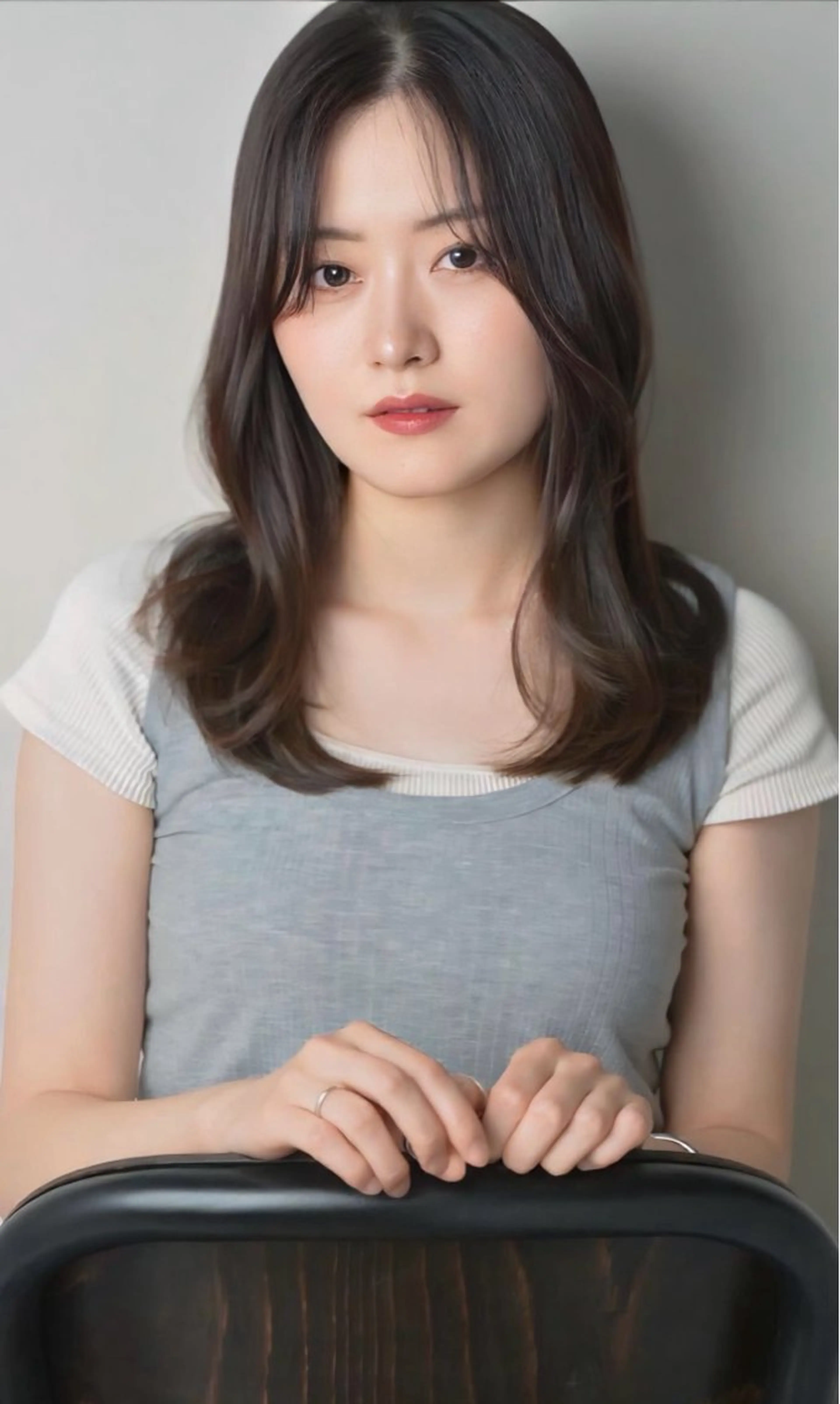 ミディアム カット 縮毛矯正 トリートメント 🦭髪質改善/メンズ /佐藤あいら🧳👔のヘアスタイル