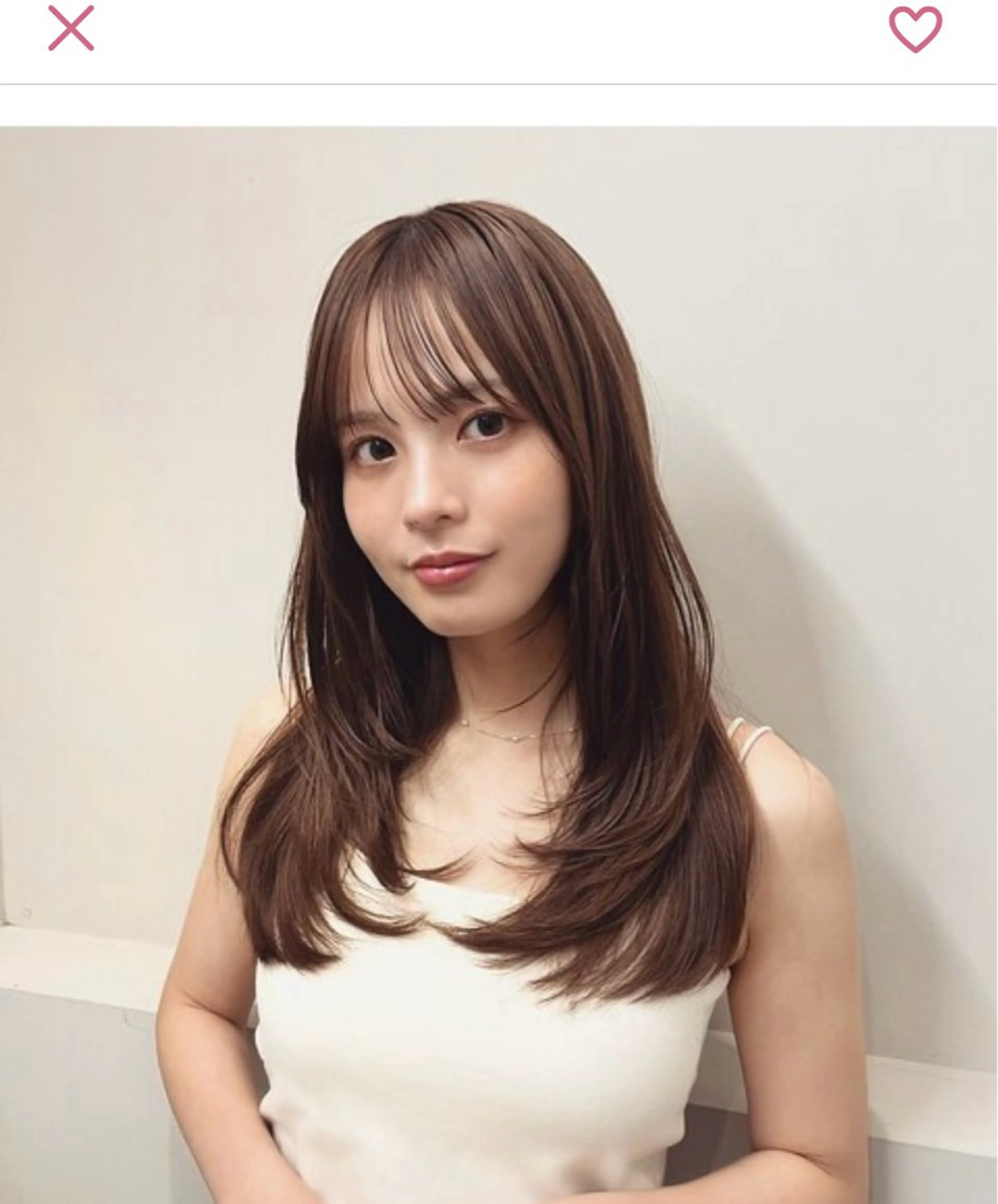 ロング カット ヘアカラー 清野 花音/ レイヤーカット⟡.·のヘアスタイル