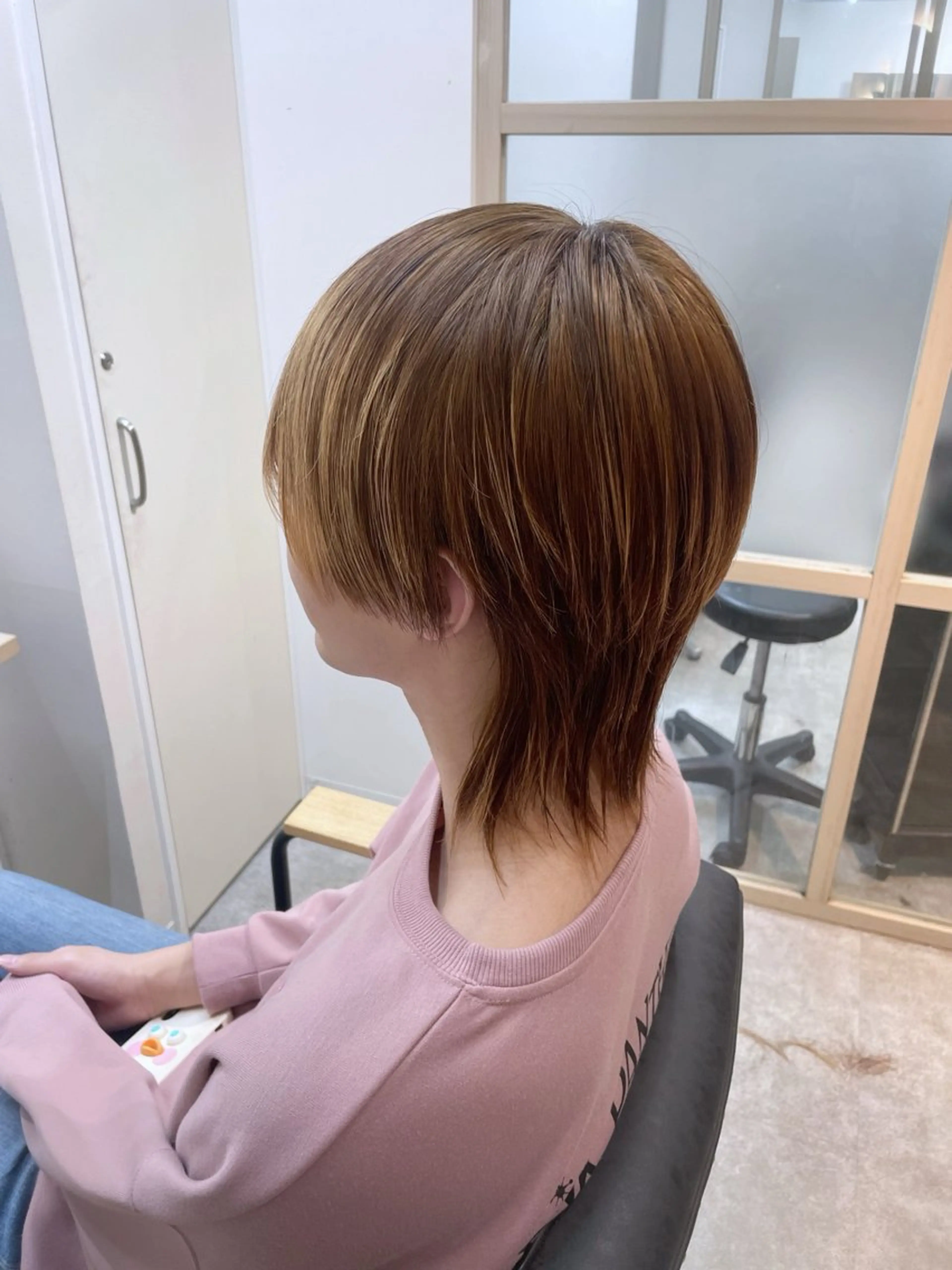 ミディアム メンズ メンズウルフカット ウルフカット カット EMANON新宿南口所属・🦄中性ウルフ ☁️Shiori🦄のヘアスタイル