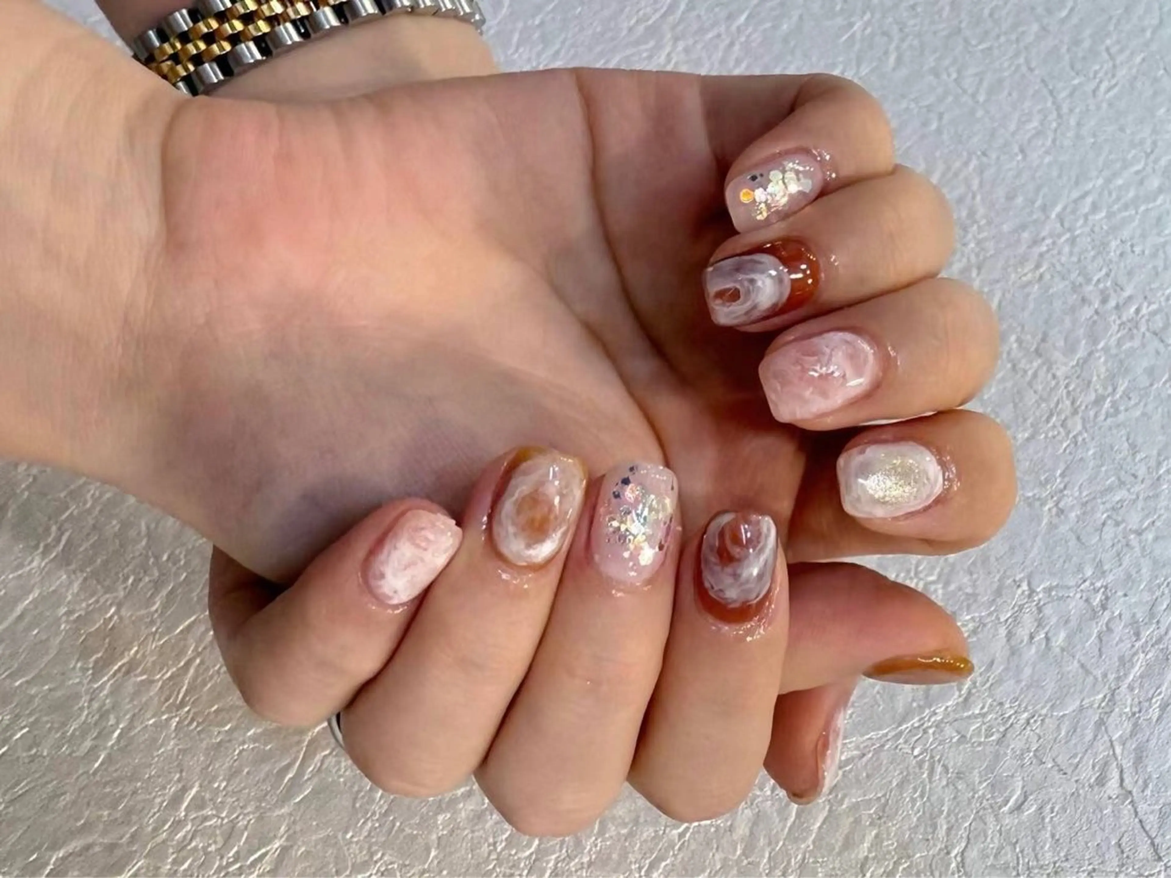 ネイル アートネイル フラワーネイル フットネイル ジェルネイル マグネットネイル My nail所属・babarla Nailのネイルデザイン