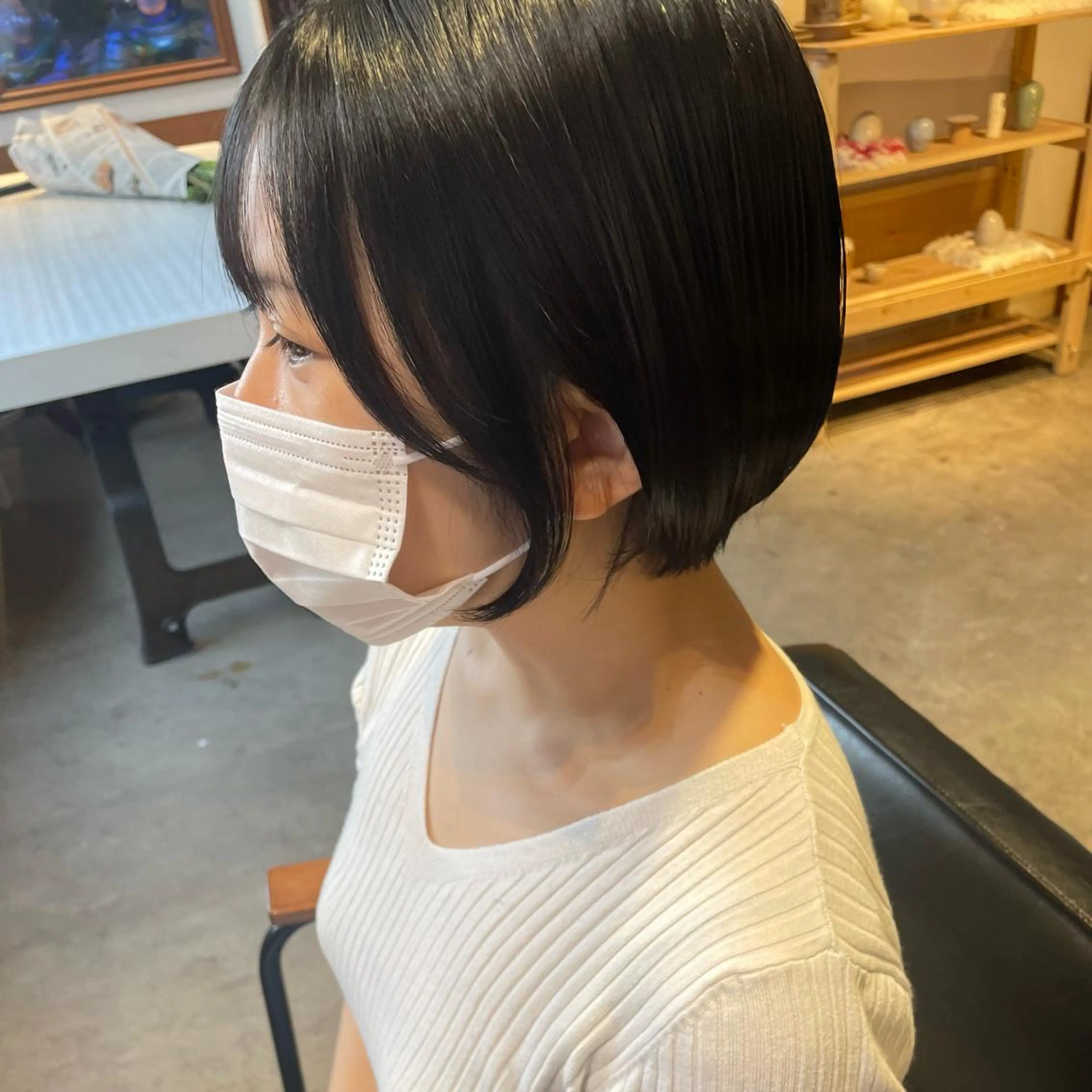 ショート カラー ヘアアレンジ テラ mimi.3c'sのマツエク・マツパデザイン