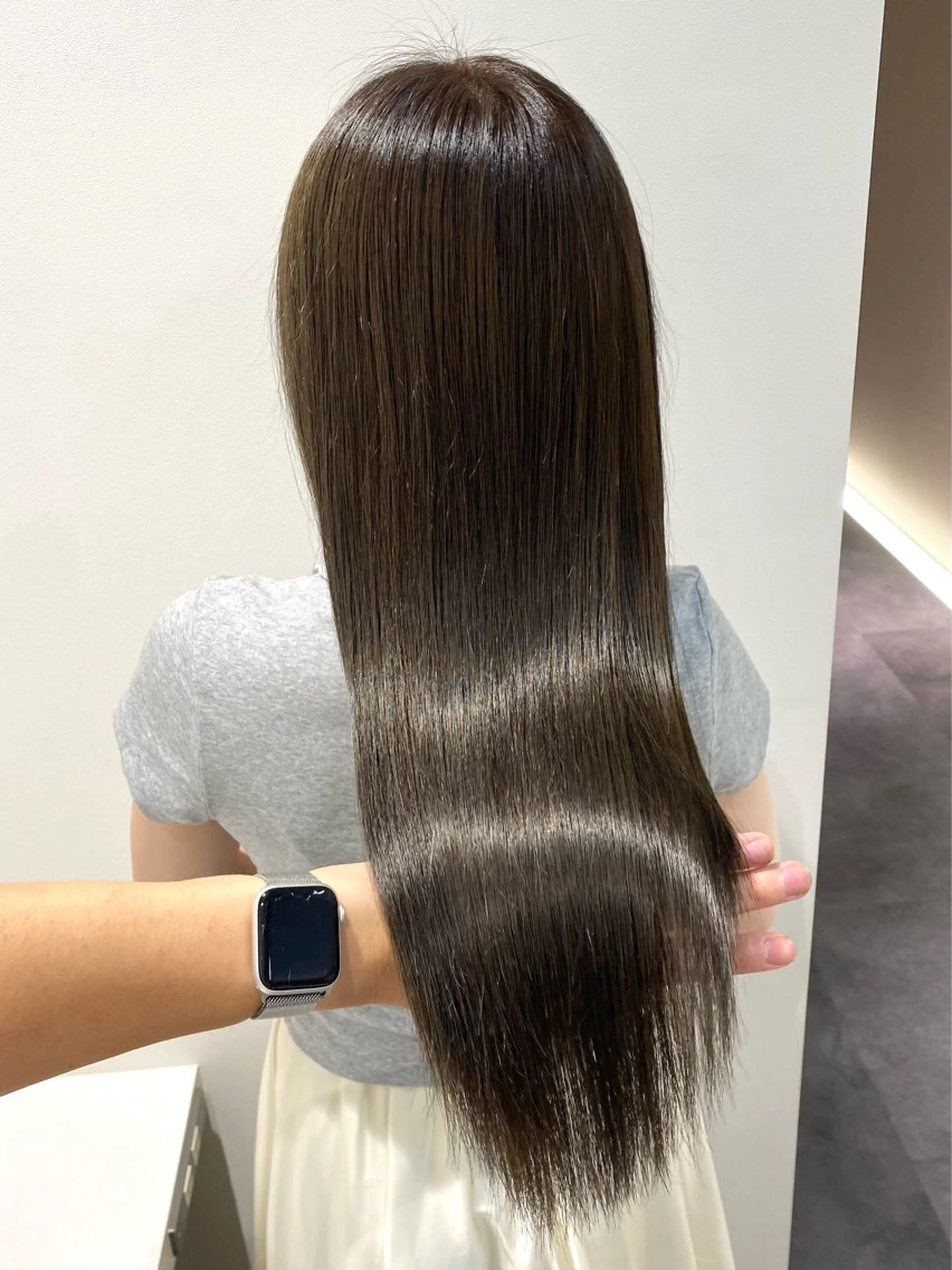 セミロング カラー カット ヘアカラー トリートメント 髪質改善水素TR× レイヤーカット/熊澤のヘアスタイル