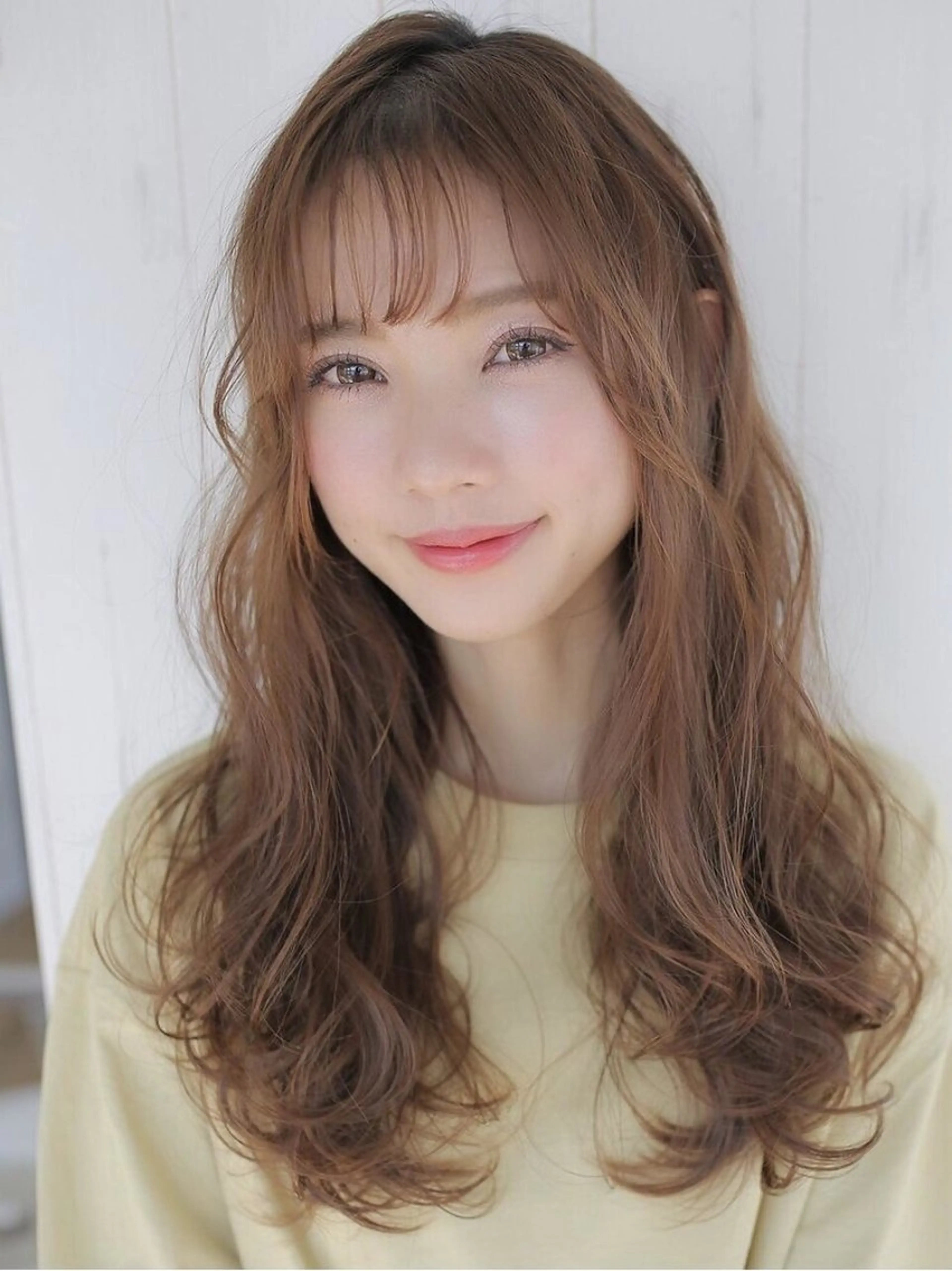 ロング カット ヘアカラー トリートメント 喜多　香織 【Agu 屋島】のヘアスタイル