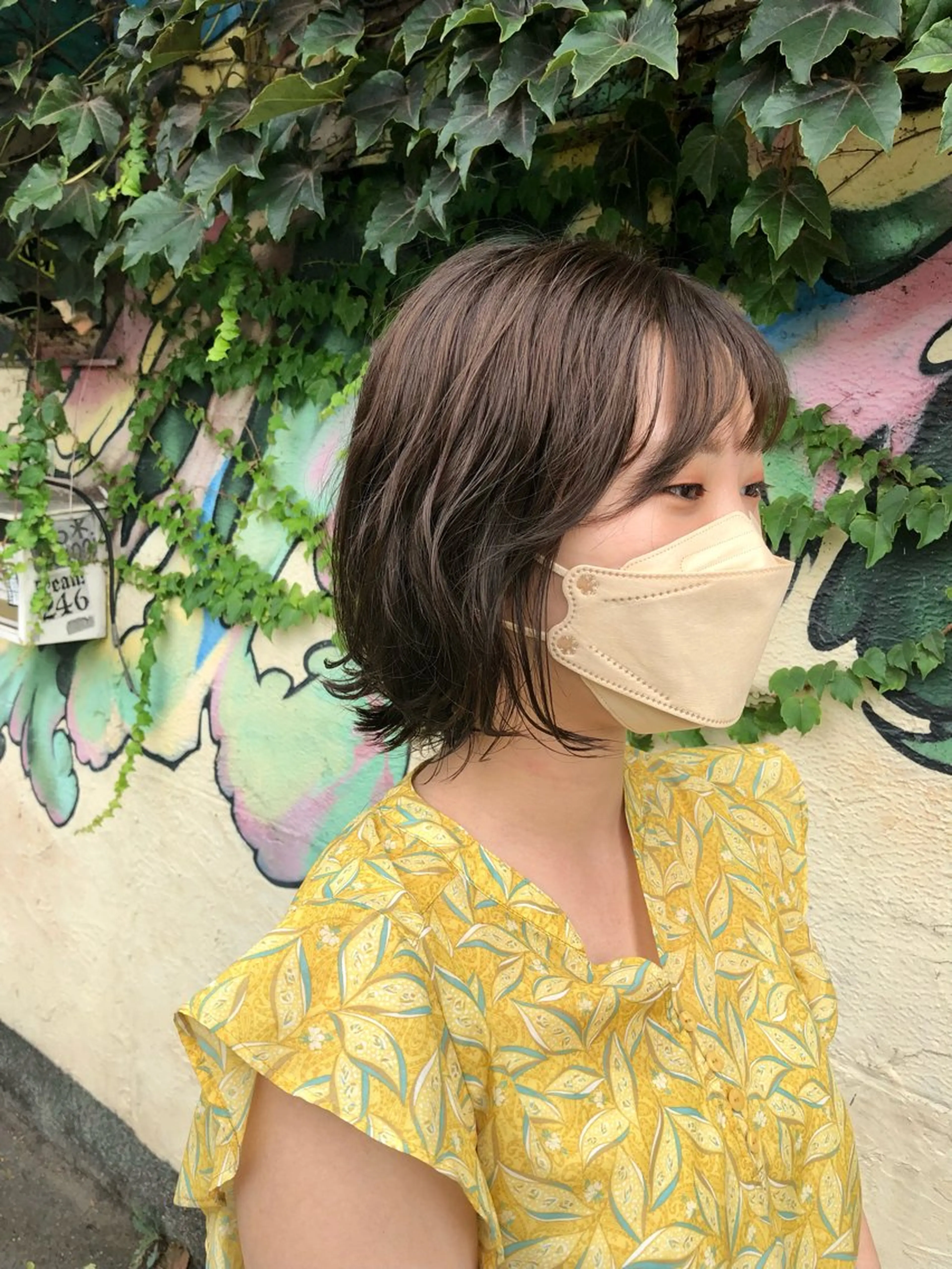 ミディアム カラー パーマ edge.下北沢所属・渡部 ひろのりのヘアスタイル