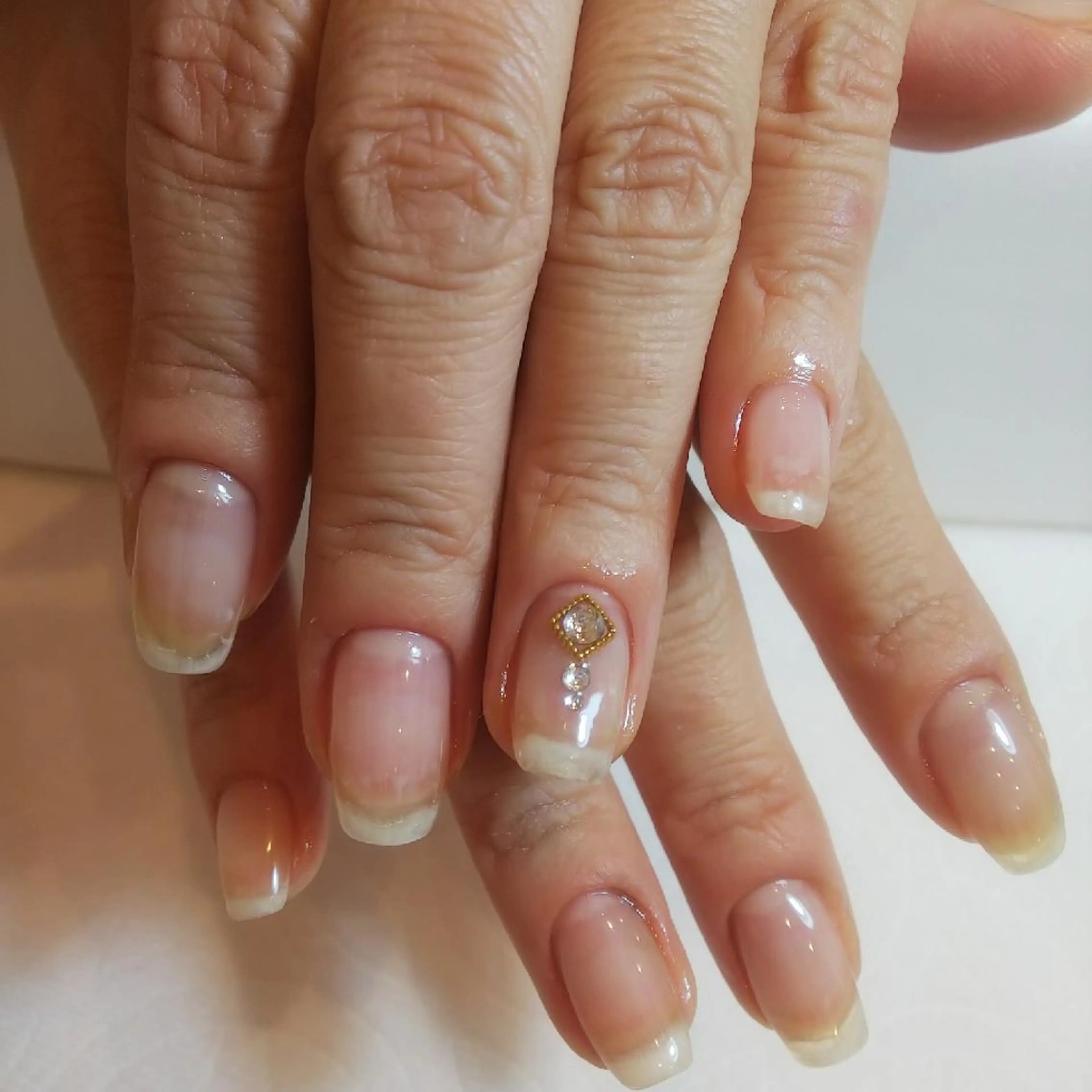 ネイル アートネイル ストーンネイル AileD'ange所属・M, masakiのネイルデザイン