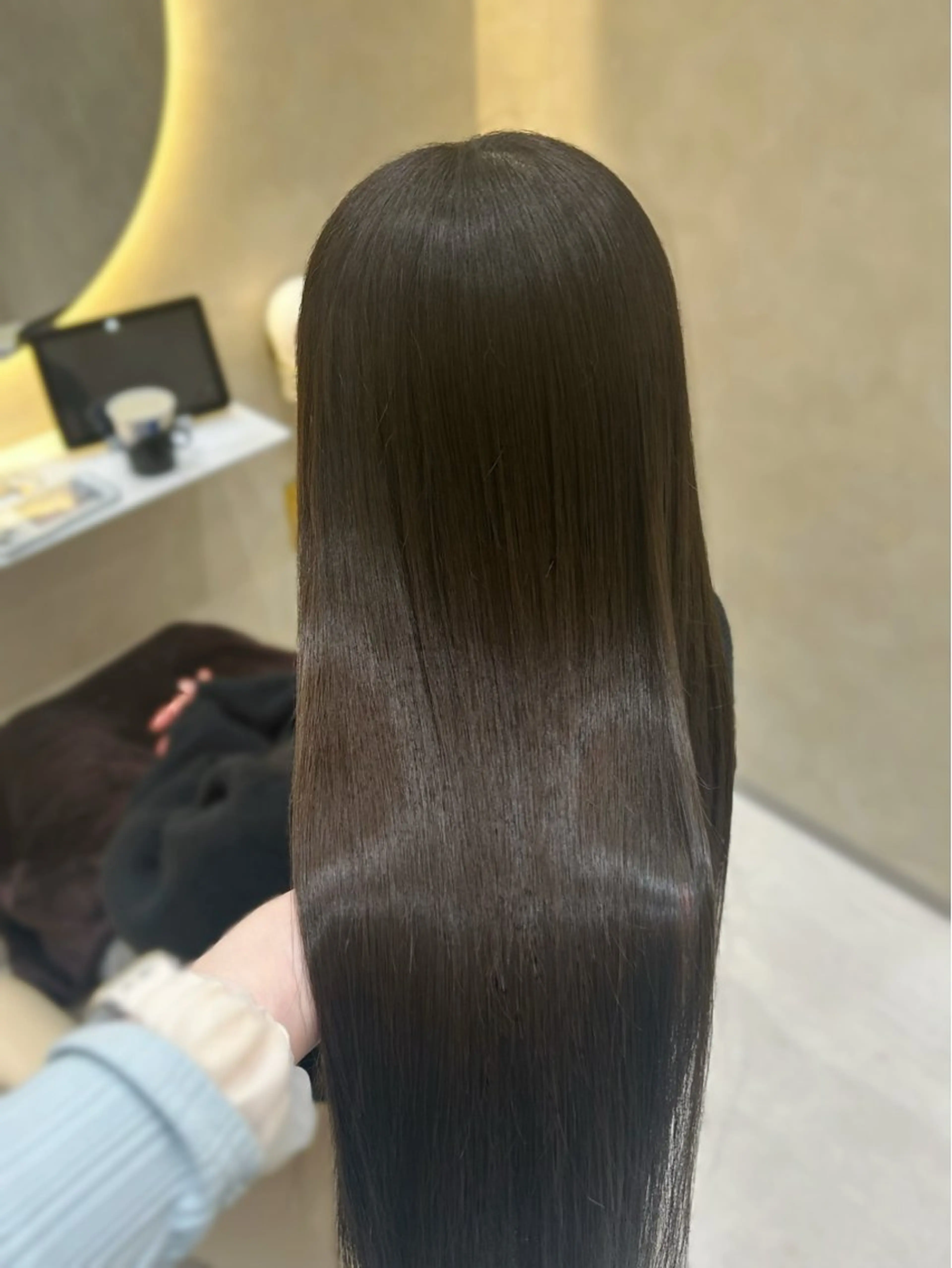 ロング カラー グレージュ ヘアカラー zina ୨୧˖* moeのヘアスタイル