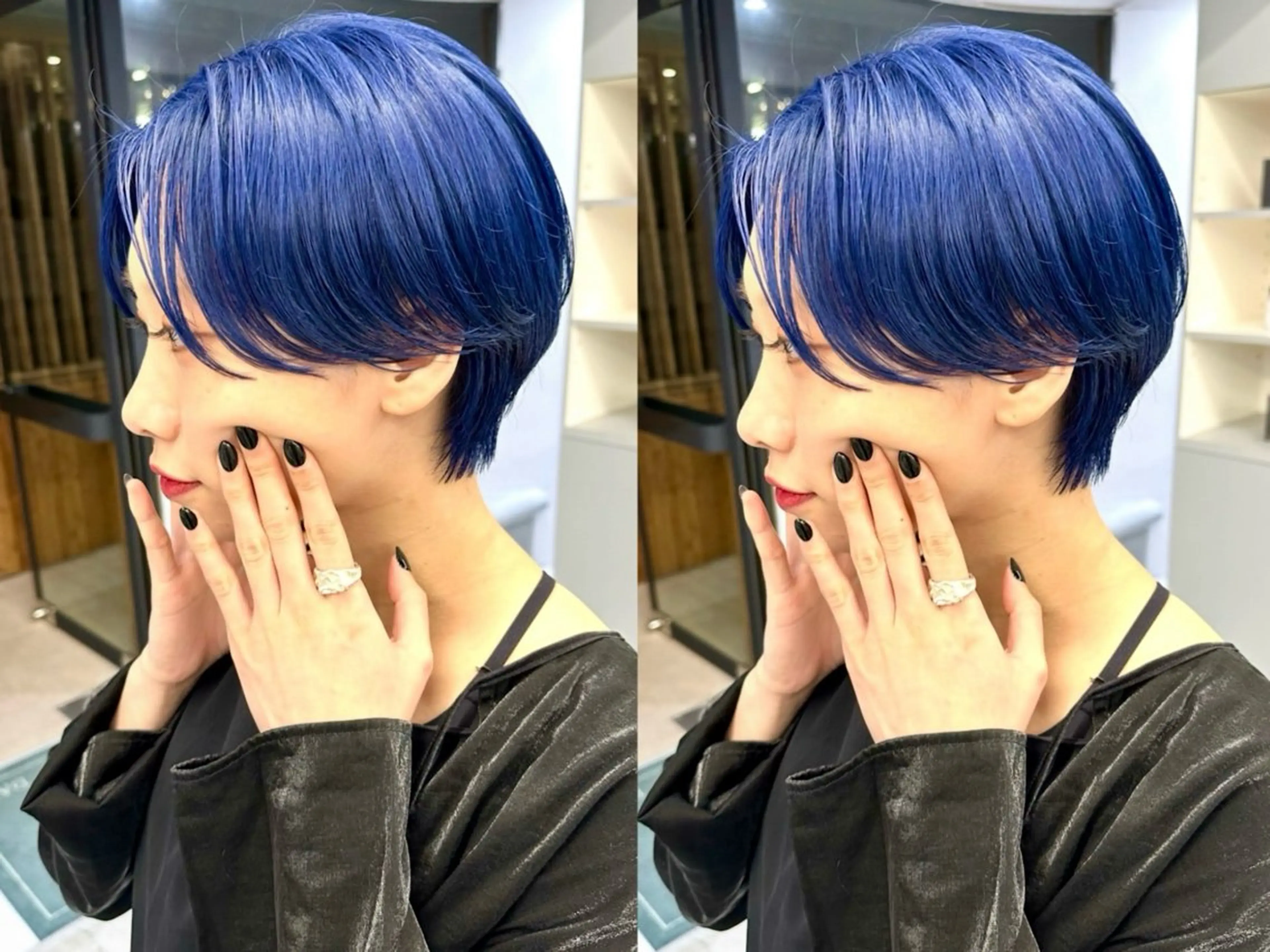 ショート カット ヘアカラー 骨格診断で絶対可愛い ✨丸みショート✨凌弥のヘアスタイル