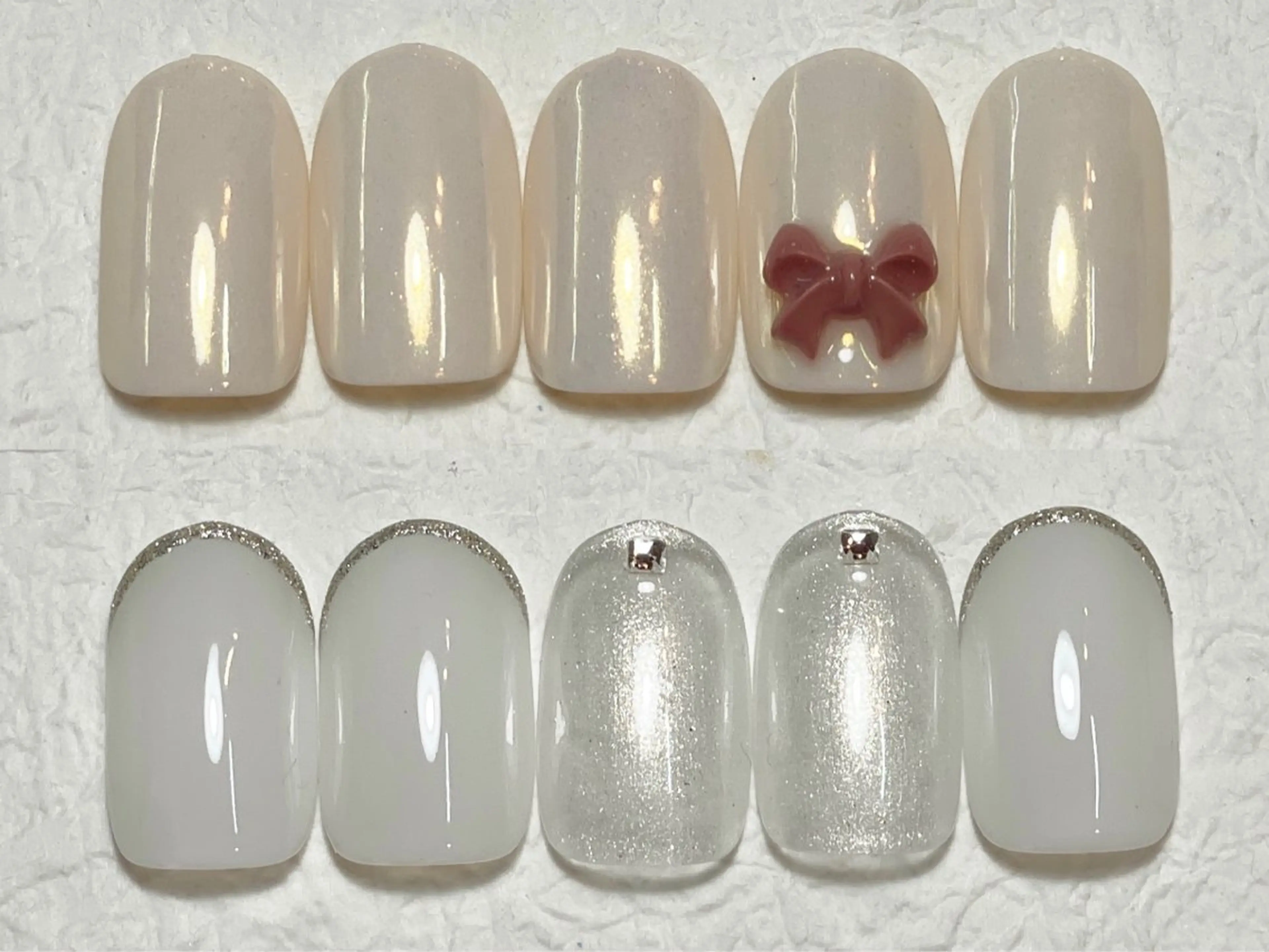 ネイル アートネイル フットネイル ジェルネイル キラキラネイル 韓国ネイル Y nail なんば堀江店のネイルデザイン