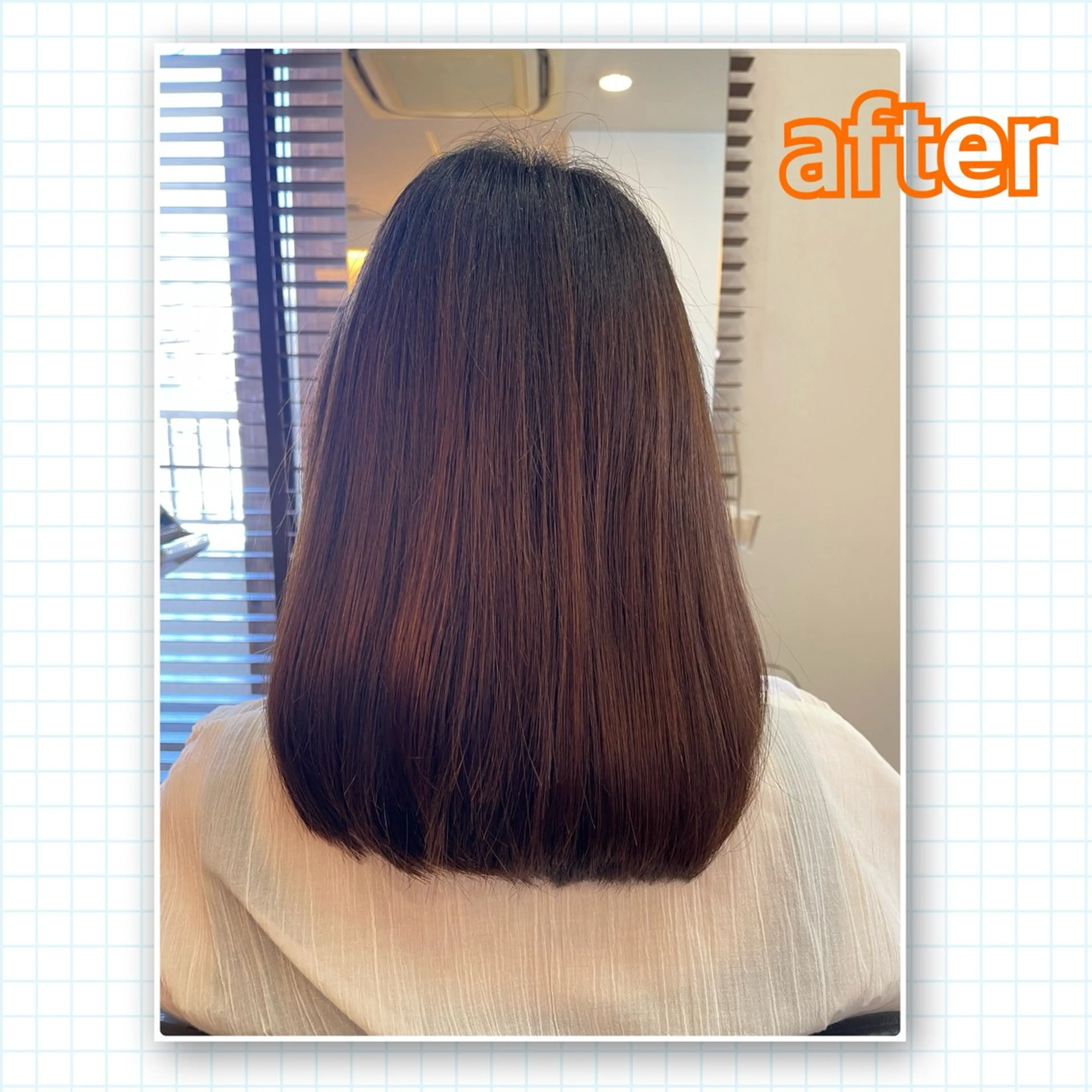 セミロング アミーベル🧸🧡 井口店✂️しおりのヘアスタイル