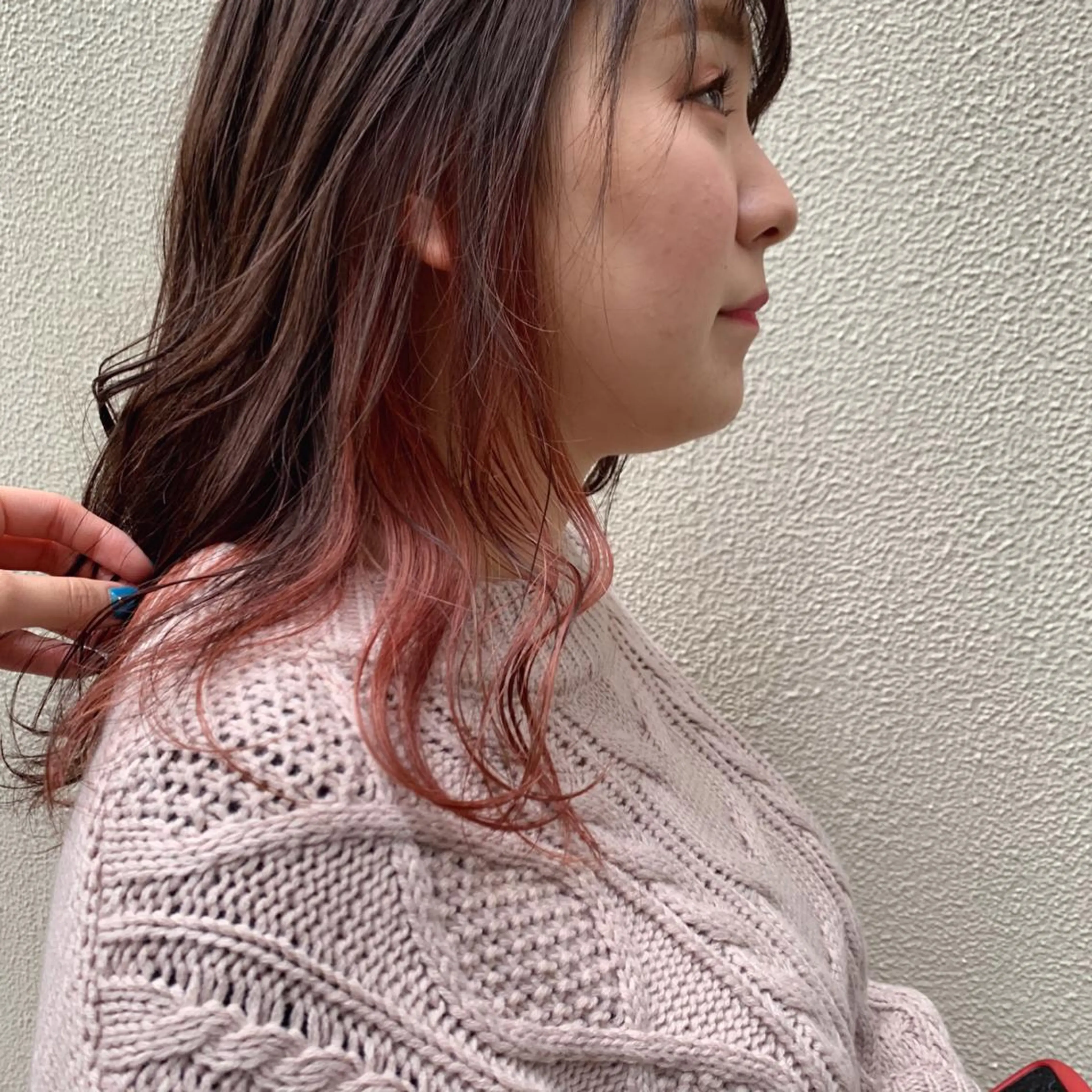 セミロング ヘアカラー トリートメント Jewel Box所属・髪質改善ストレート 特化⭐️杉本奈稀沙のヘアスタイル