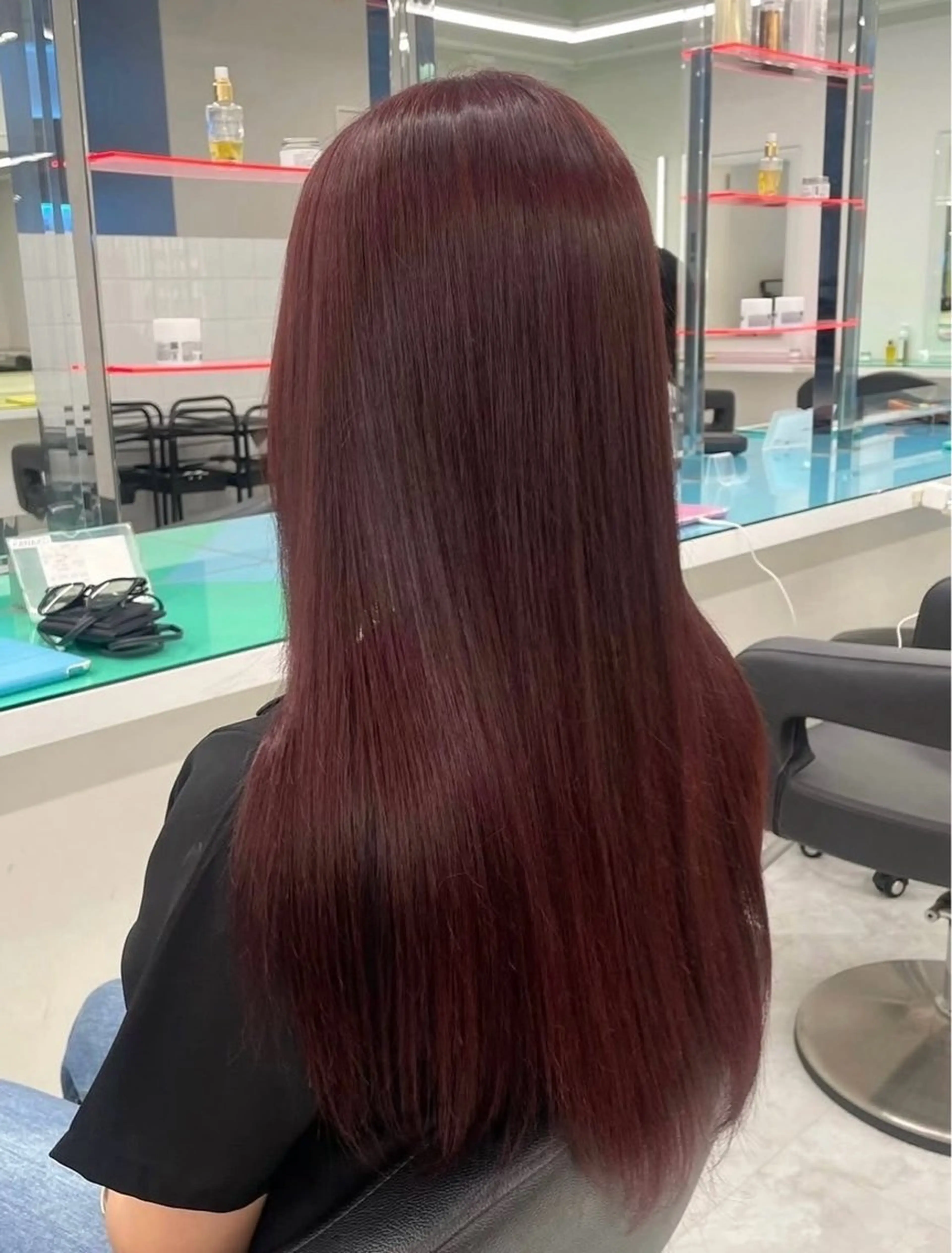 カラー 透明感うる艶カラー 🤍吉島環のヘアスタイル