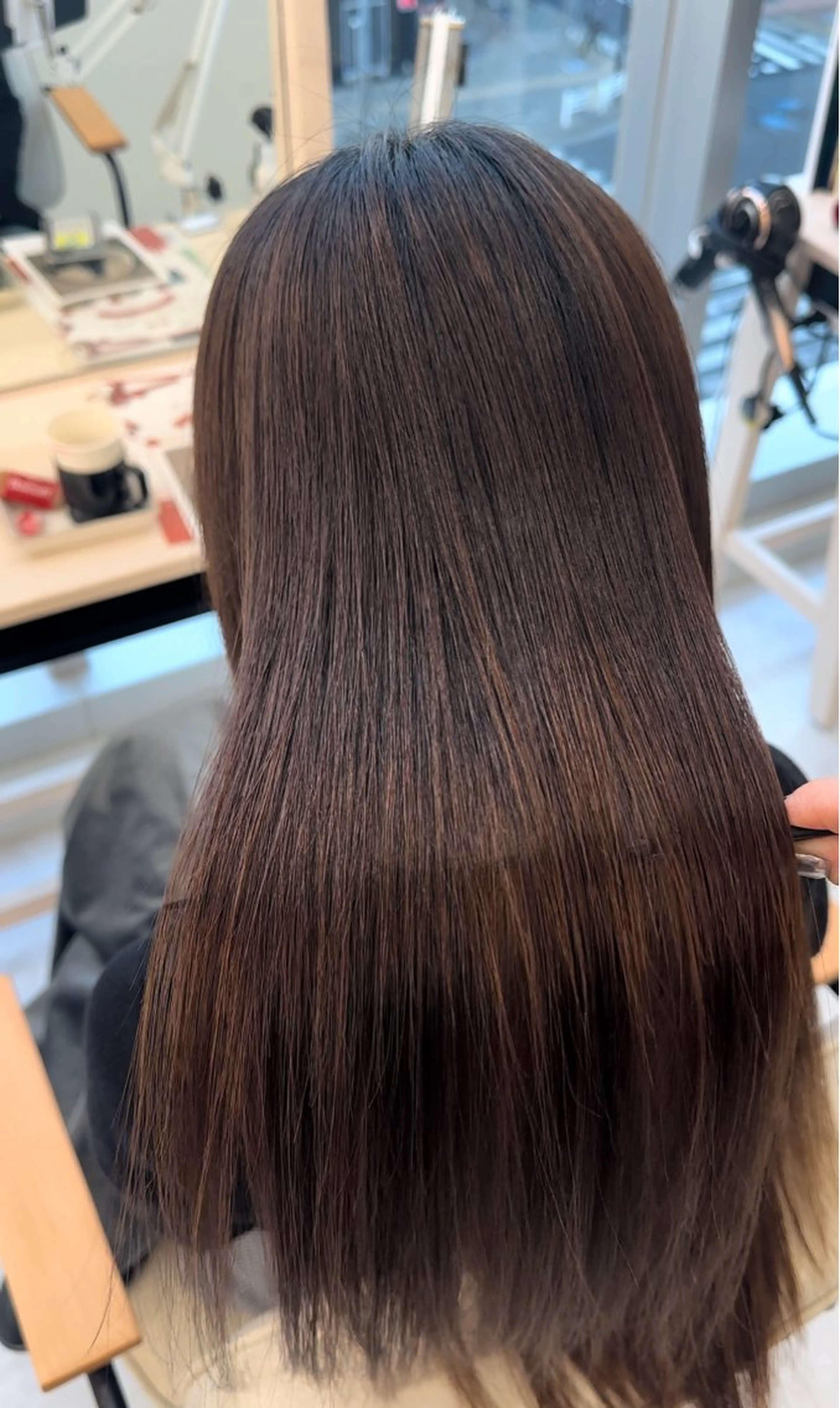 ロング 縮毛矯正 トリートメント 🎀髪質改善/カラー anjuのヘアスタイル