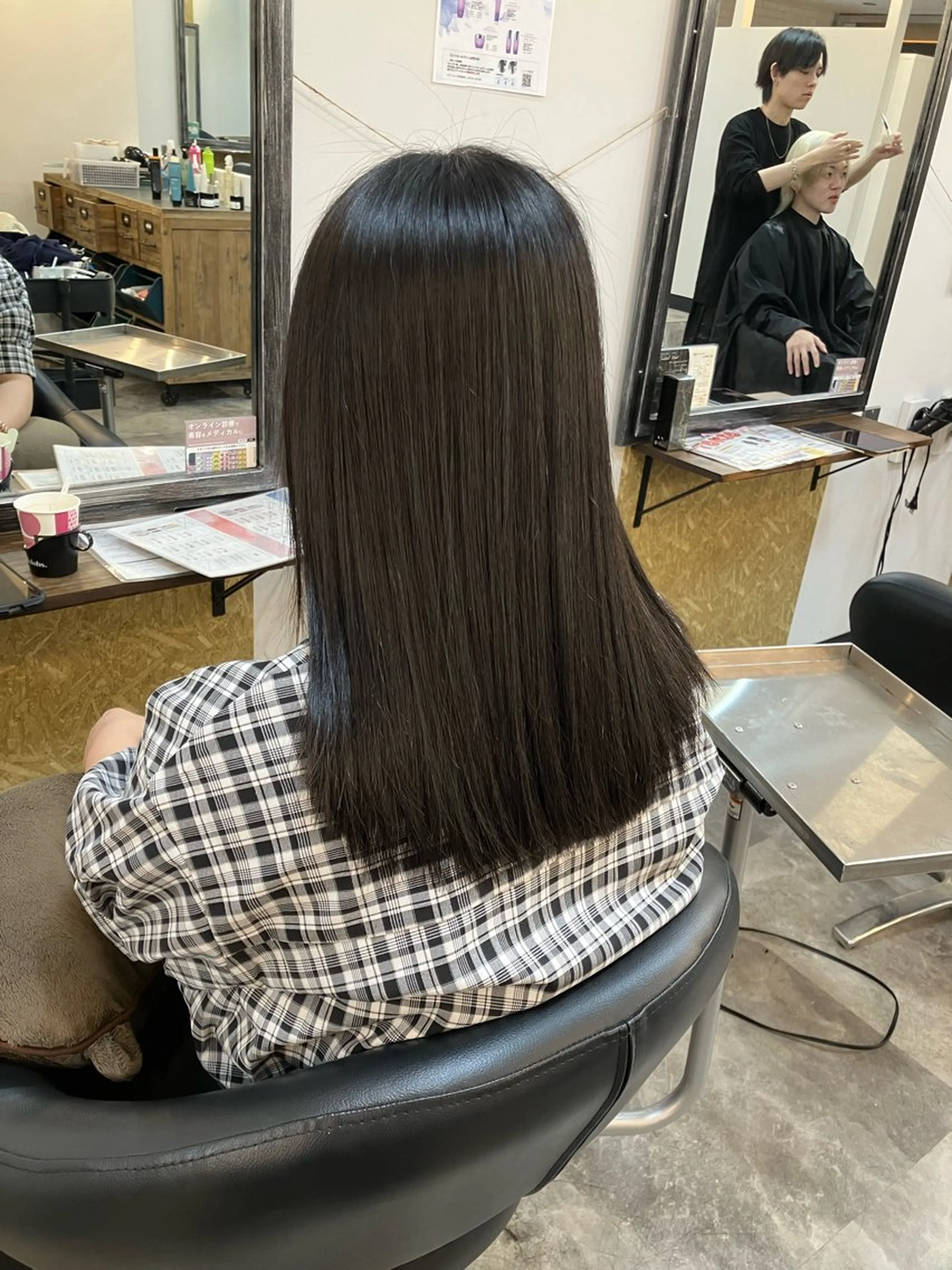 ミディアム カット 縮毛矯正 トリートメント ✨艶髪特化✨ 後藤圭太のヘアスタイル