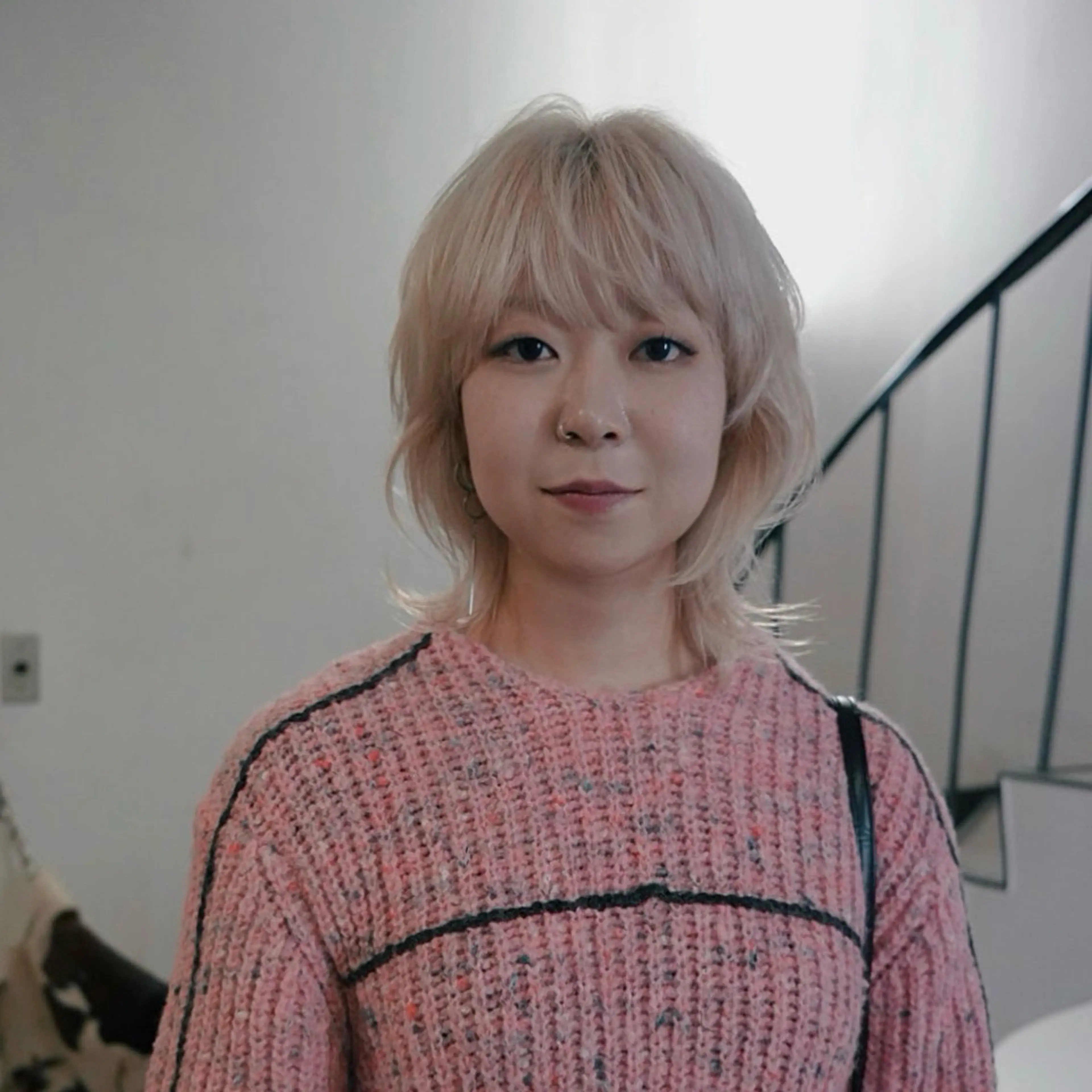 ミディアム ウルフカット ヘアカラー vibe所属・vibe/ 名古屋駅/野田 侑作のヘアスタイル