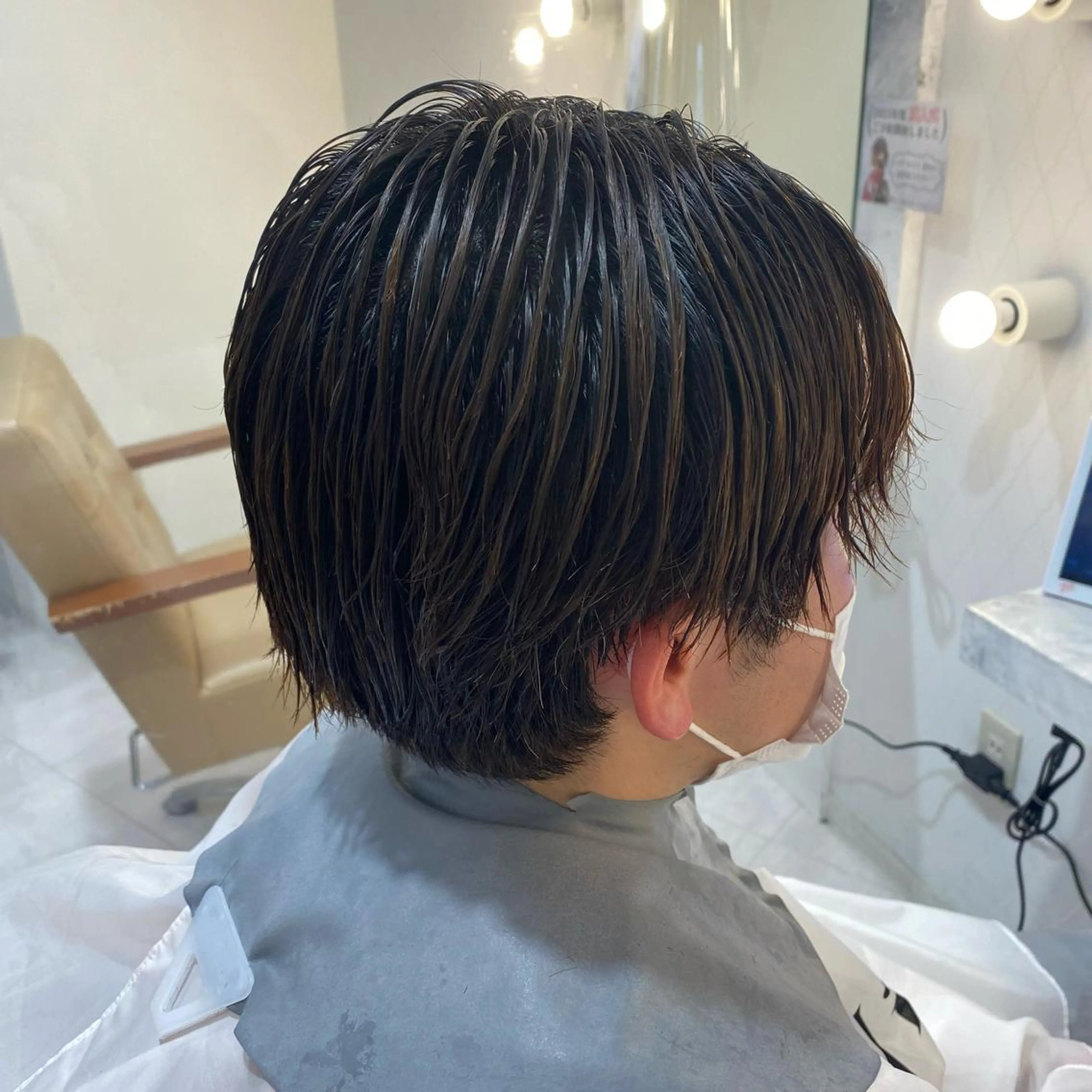 メンズ メンズパーマ 三好 涼華のヘアスタイル