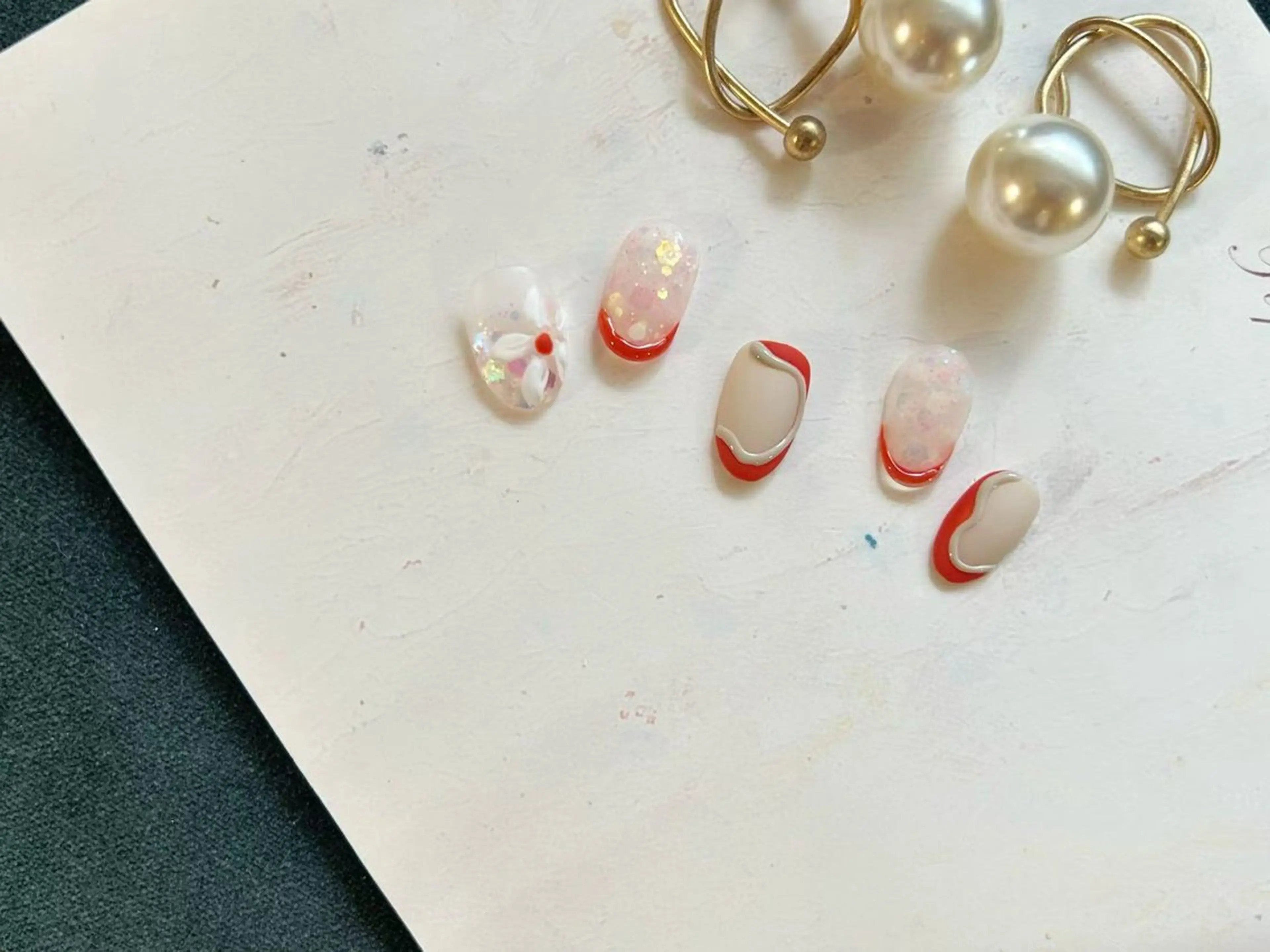 ネイル フレンチネイル ハンドネイル maylienail サロンkiのネイルデザイン