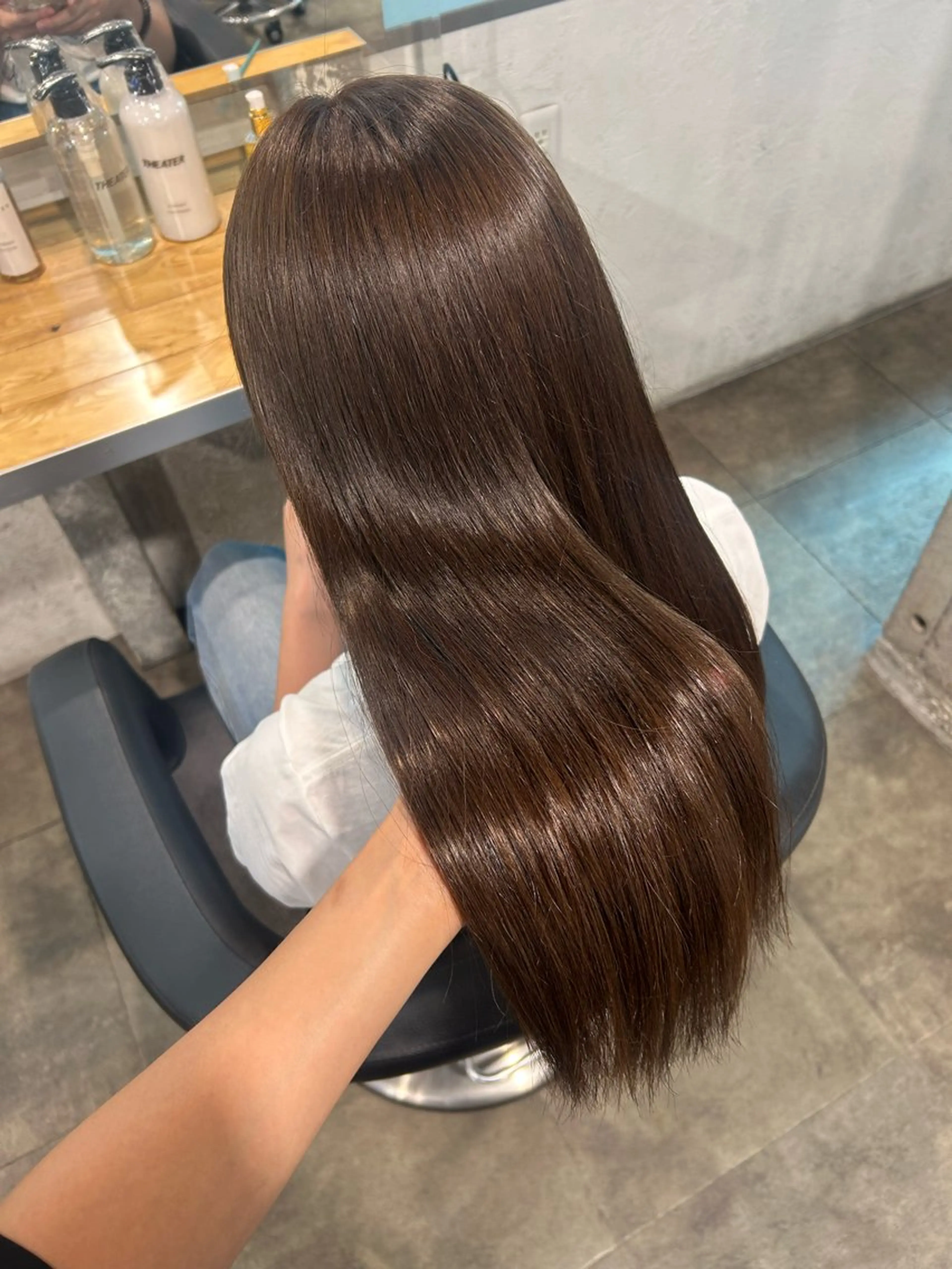 カラー カット ヘアカラー トリートメント ヘアセット 🤍ベージュ/透明感 韓国ヘア/まりん🤍のヘアスタイル