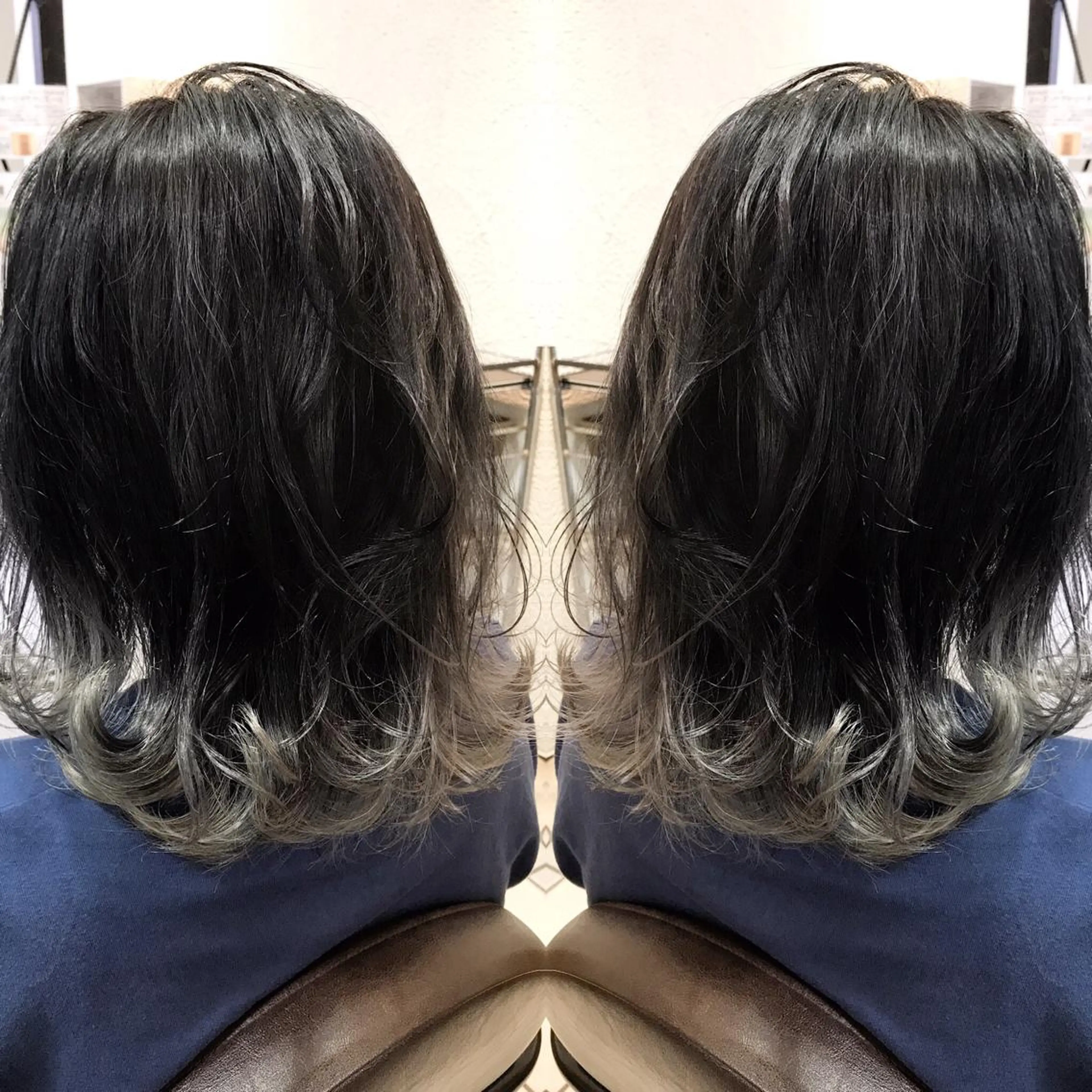 ミディアム シールエクステ⭐️ オオミタクヤのヘアスタイル