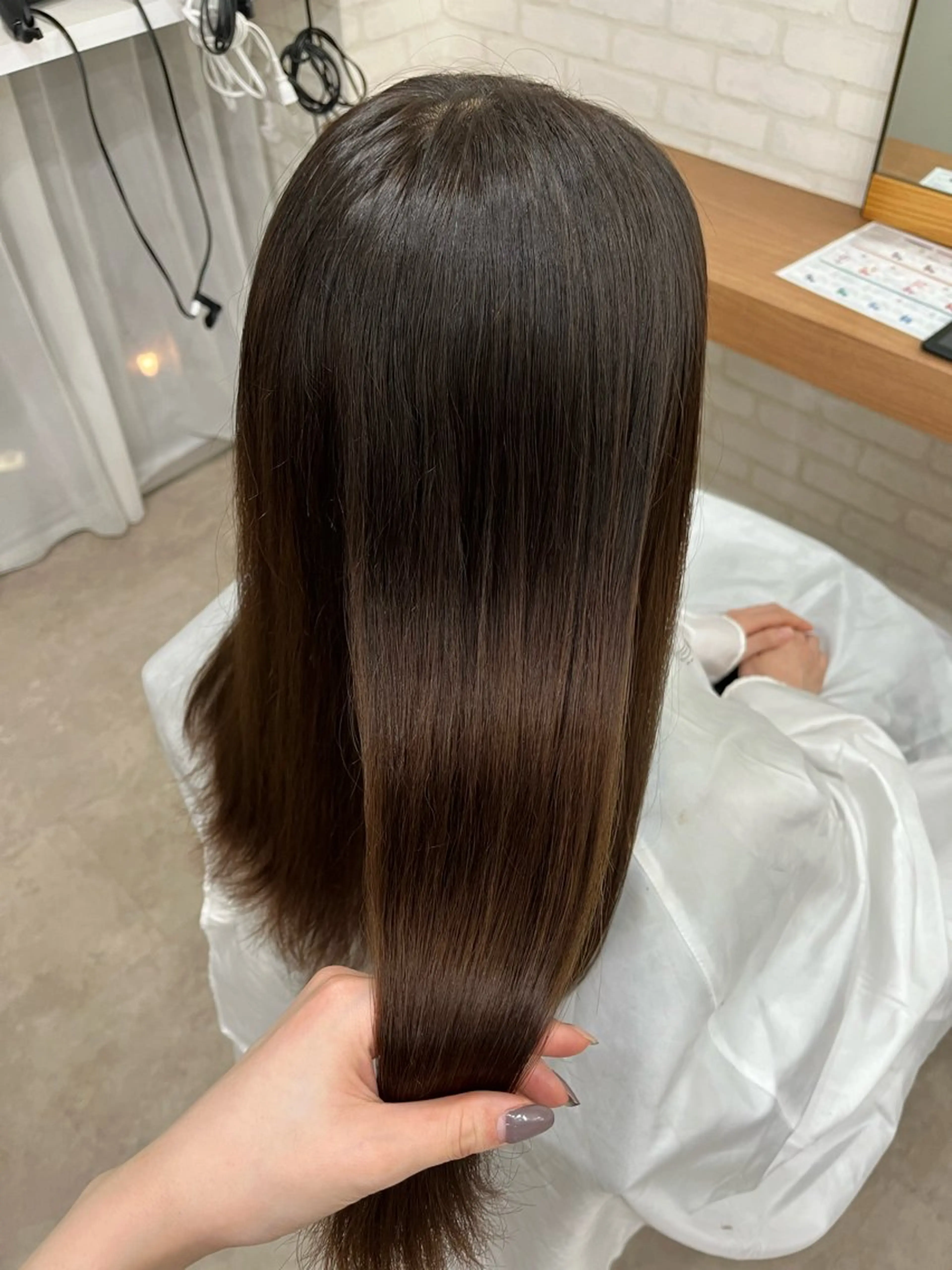 【カット+縮毛矯正】の写真